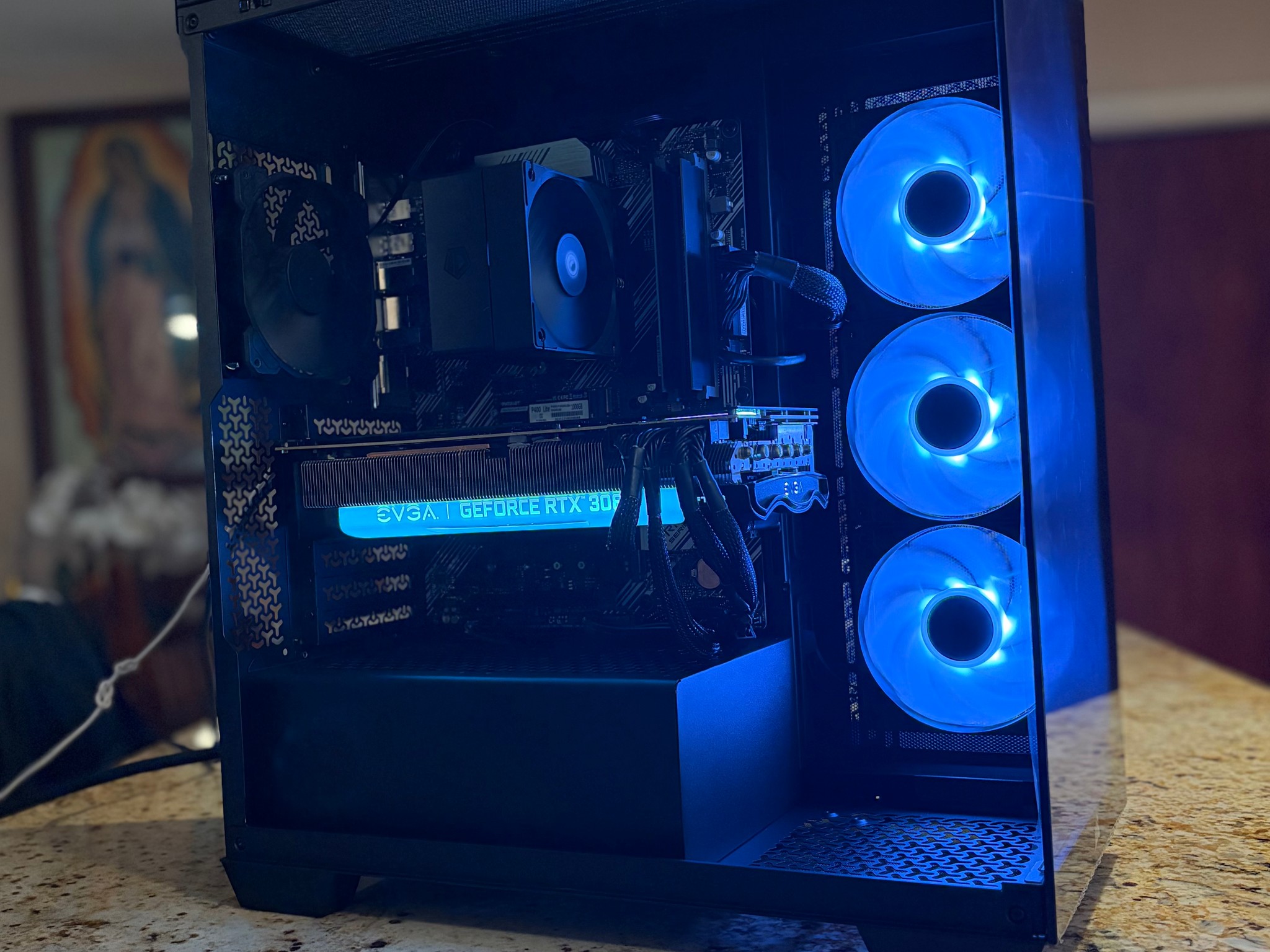 Black Gaming PC | RTX 3080 10GB | RYZEN 7 3700X | 16GB RAM | 1TB NVME SSD | Wi-Fi + Bluet...