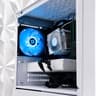 Custom White Gaming PC Build RX 570