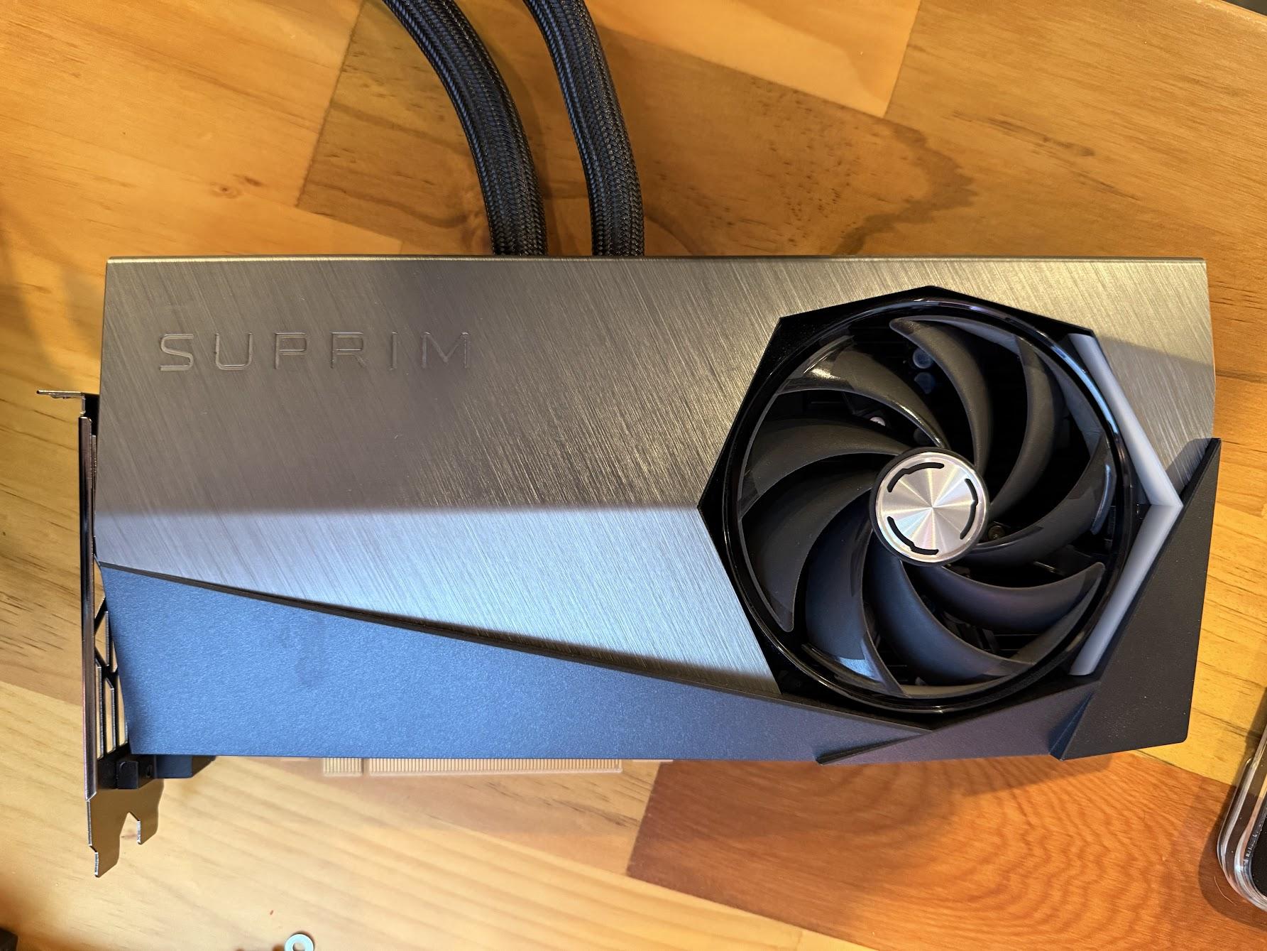 MSI GeForce RTX 4090 SUPRIM LIQUID X 24GB GDDR6X Graphics Card