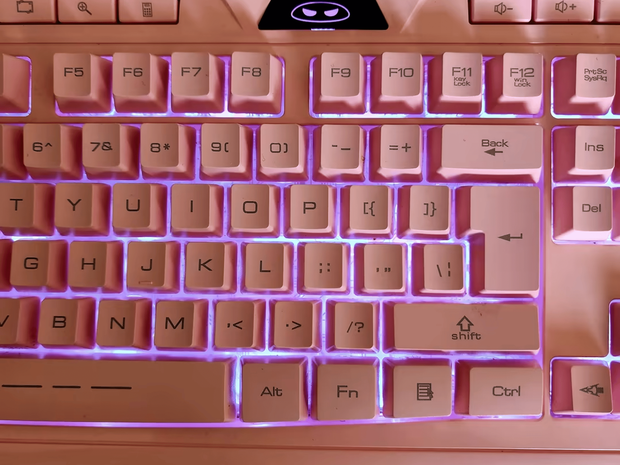 MageGee GK710 Wired Backlight Pink Membrane Keyboard