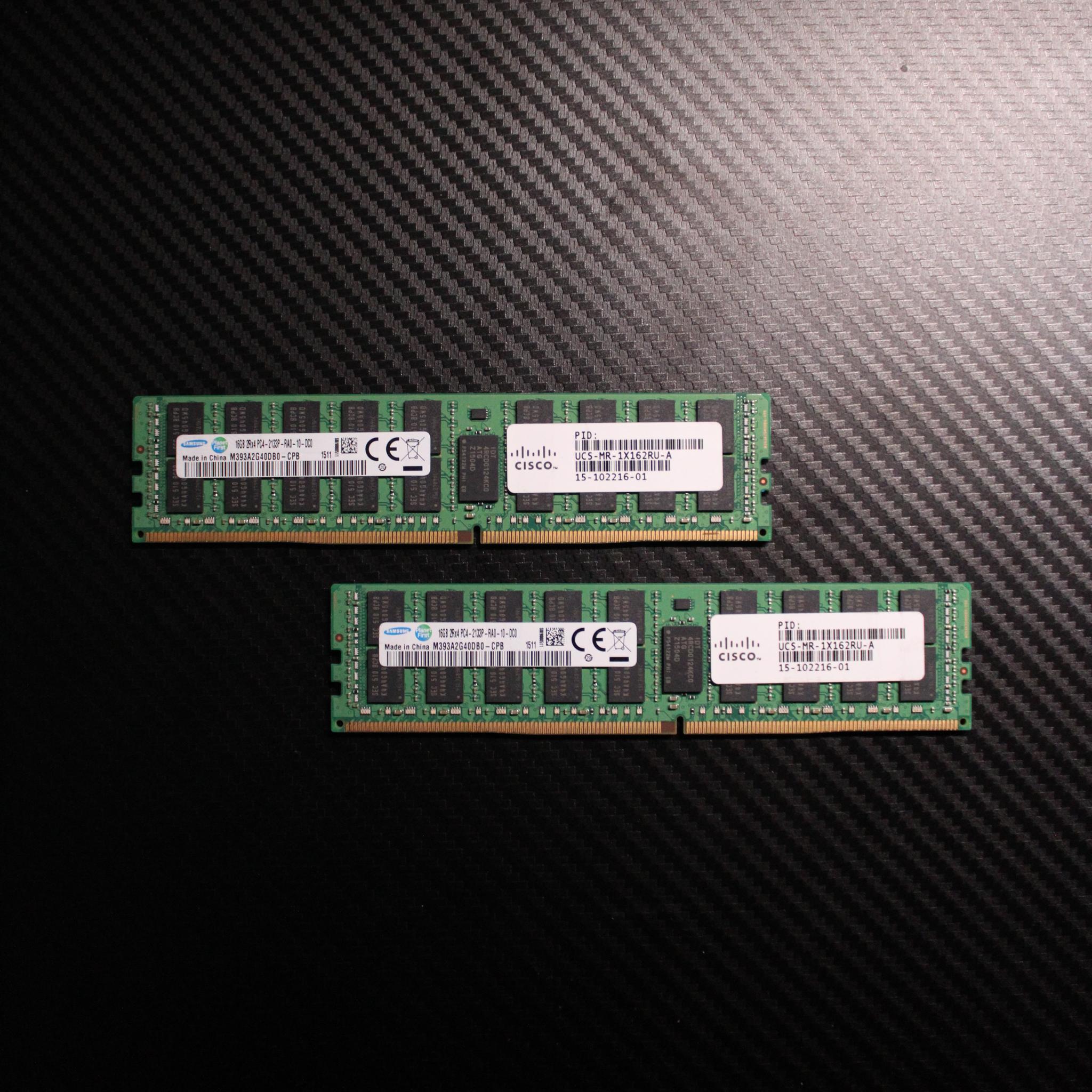 Samsung 32GB Kit DDR4 RDIMM Server RAM (x2 16GB) | Cisco UCS Validated | PC4-2133P