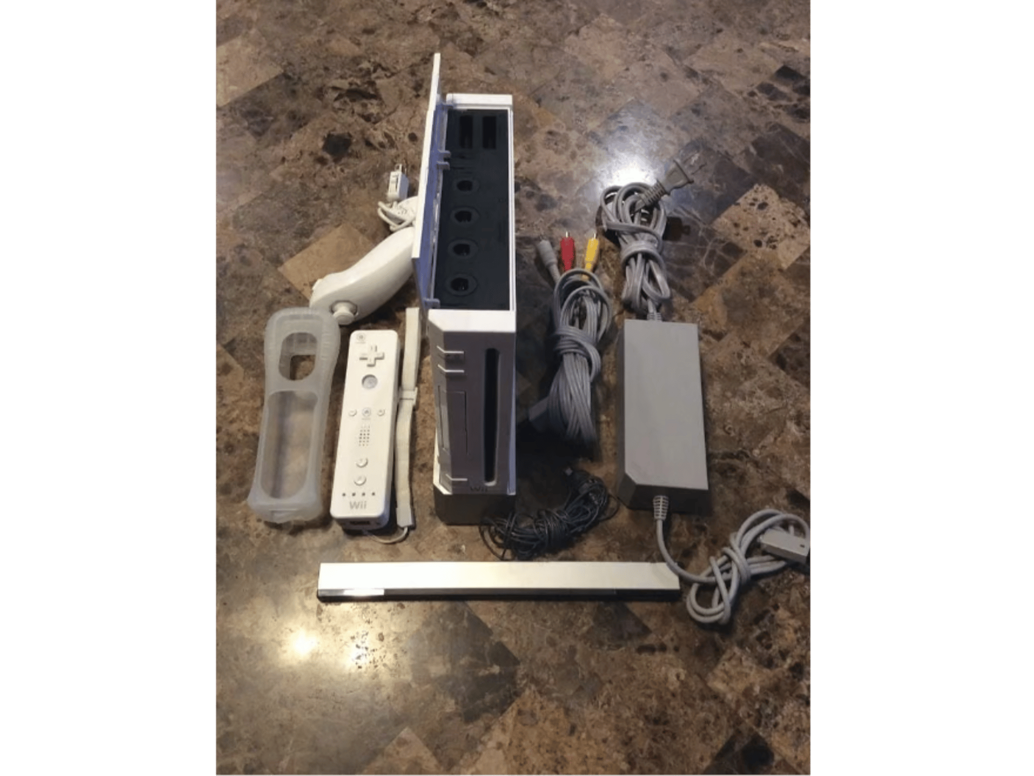 Nintendo Wii Console 1tb w/ Cords & Controllers