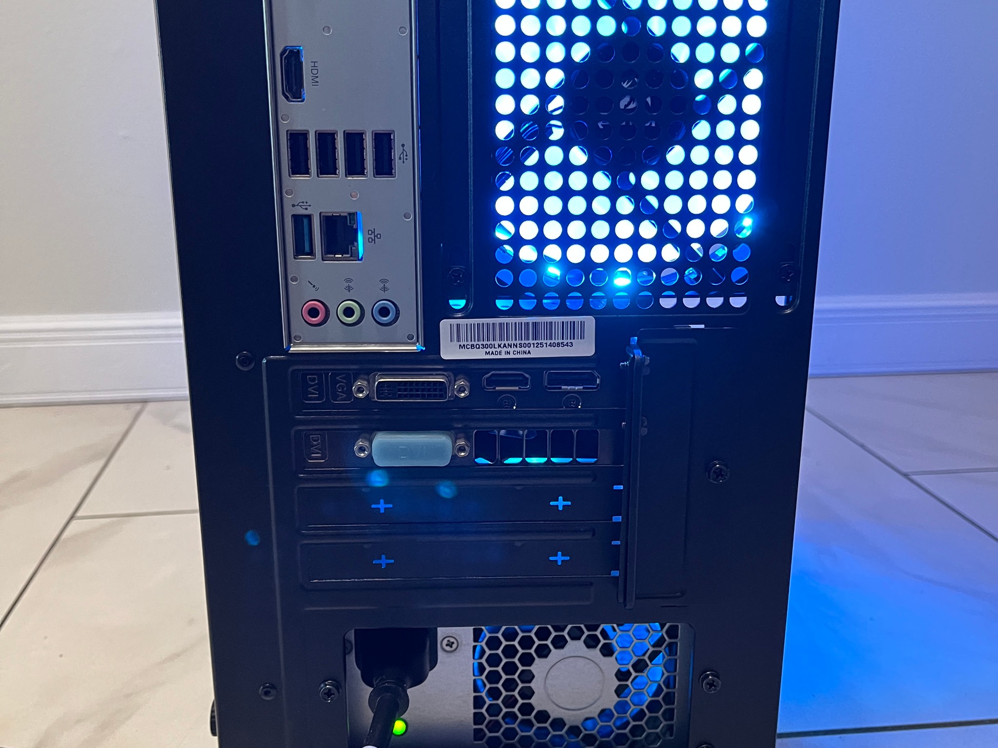 NVIDIA GTX 970, Intel Core i5-7400, 12GB RAM, 870 GB Storage - Budget RGB Gaming PC w/ Wi-Fi + BT