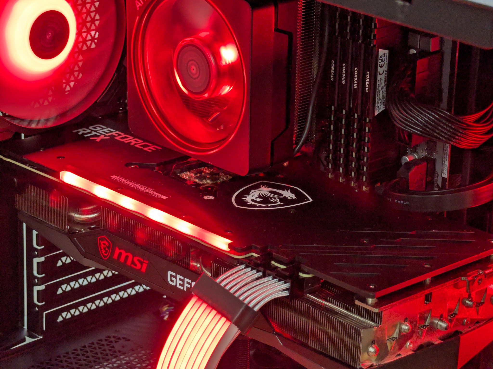 ❤️🖤Ryzen 7 3700x | RTX 3070 | 32GB DDR4 | 1TB SSD | Gaming PC🖤❤️