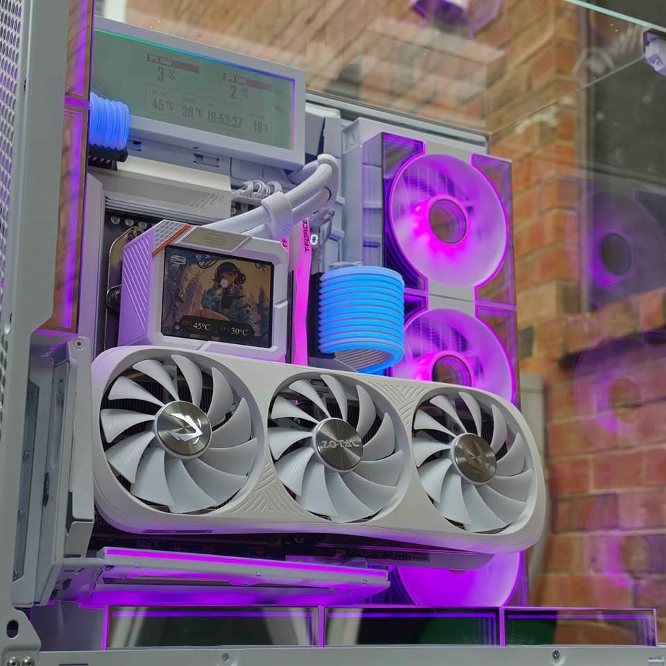 🪩"Mirrors"🪩High End Gaming PC • RTX 4080S, Ryzen 7, 32GB DDR5, SSD • Plug n' Play Ready