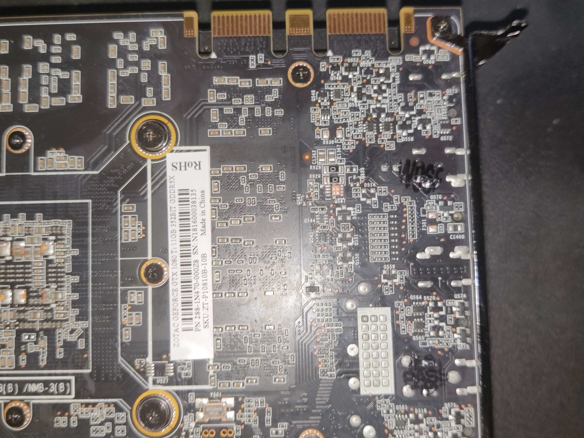 Nvidia Geforce GTX 1080 TI Zotac