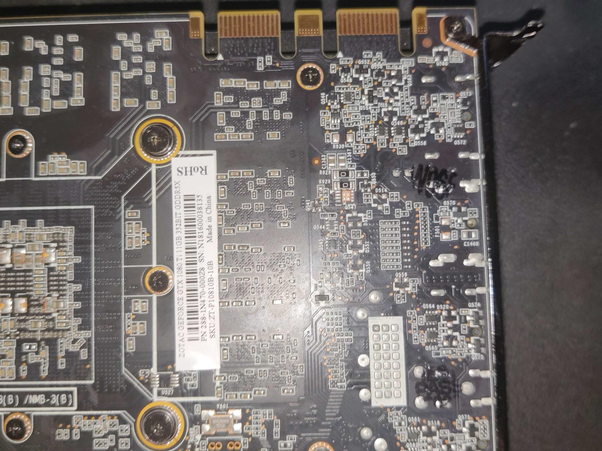 Nvidia Geforce GTX 1080 TI Zotac