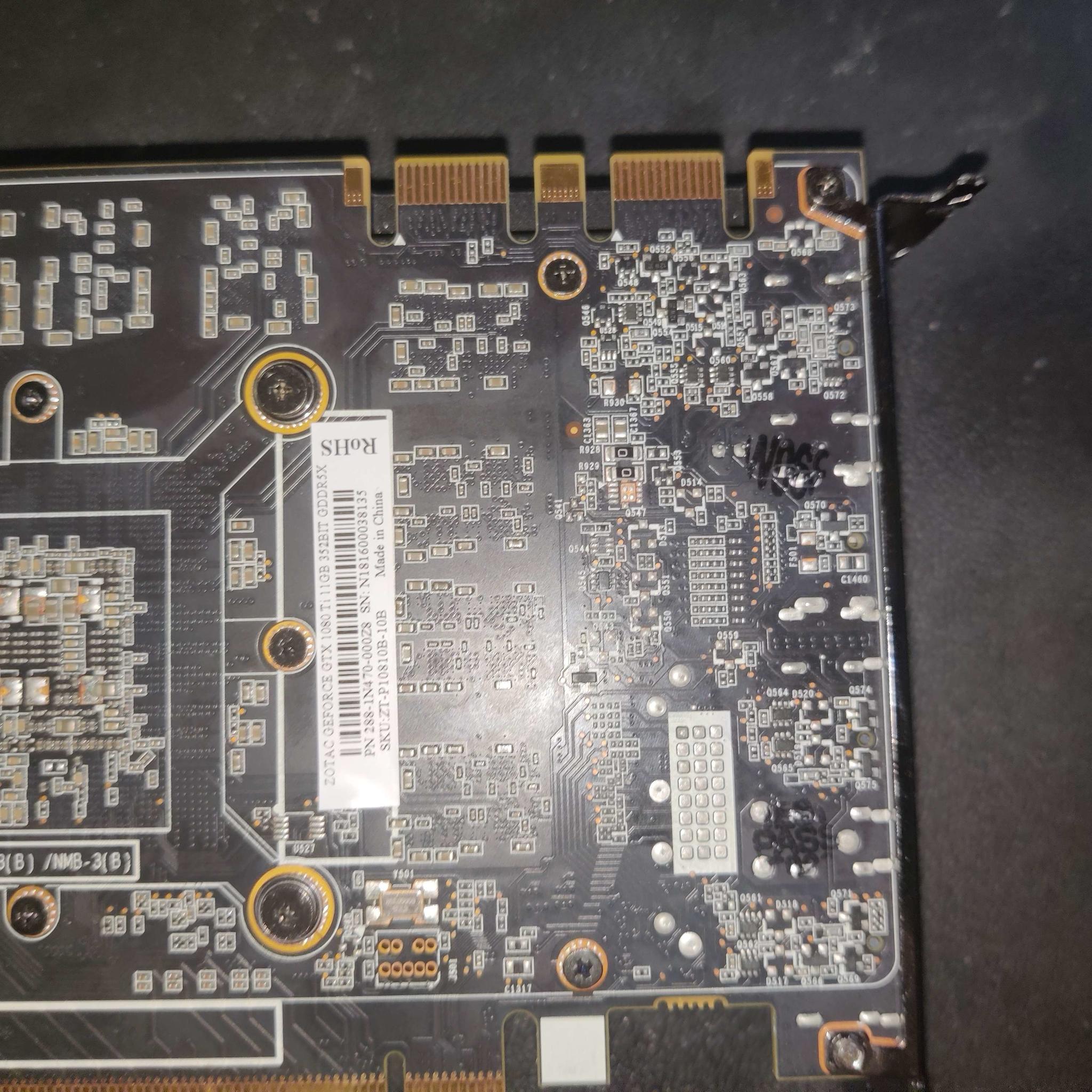 Nvidia Geforce GTX 1080 TI Zotac