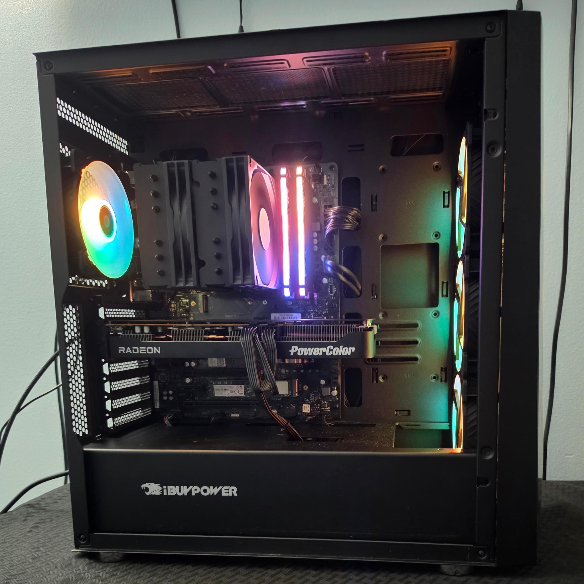 Gaming PC RX 9070 GRE-Intel Core I7-11700k-32GB DDR4 3600-1 TB NVME