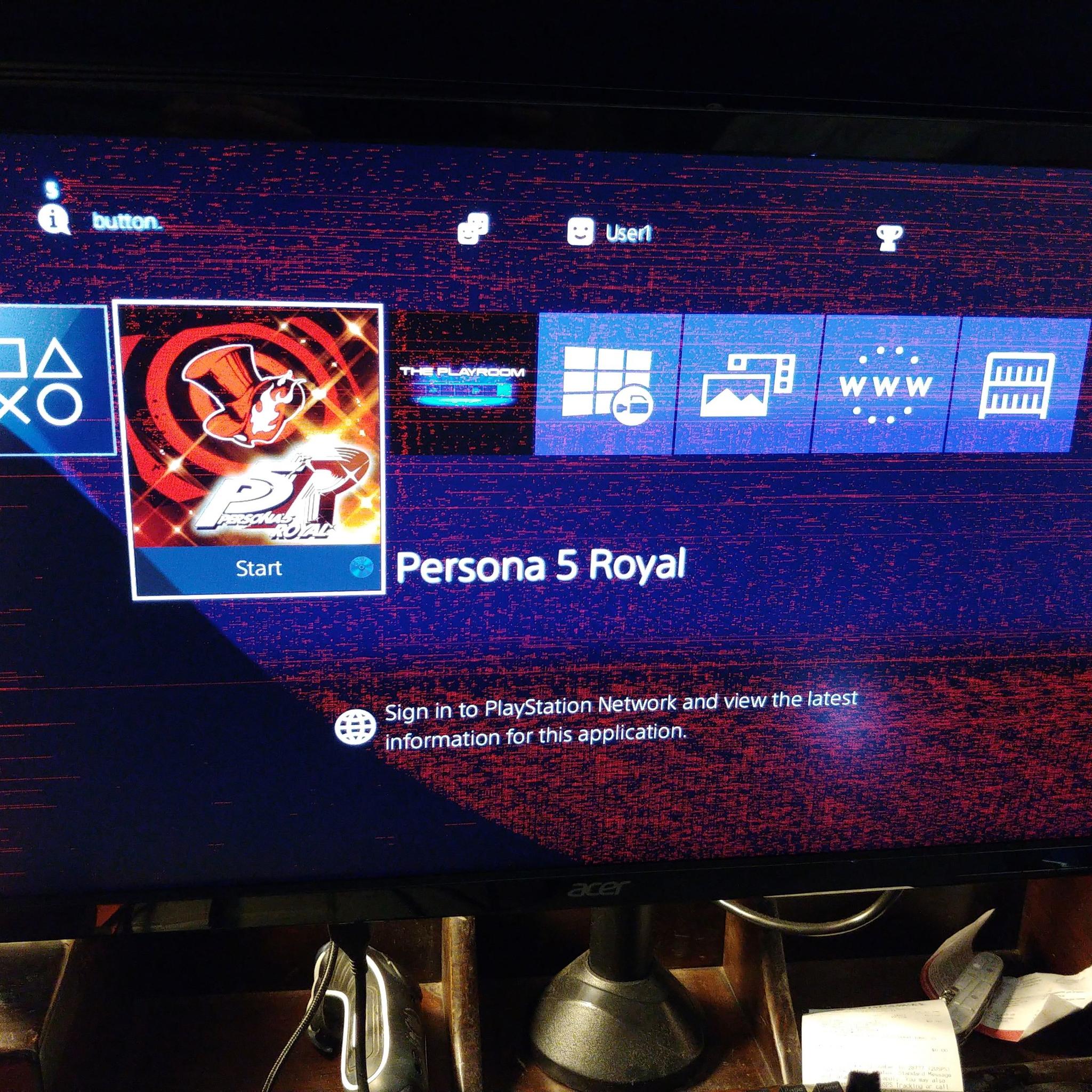 Sony PS4 FW 7.50 w/ poor HDMI port