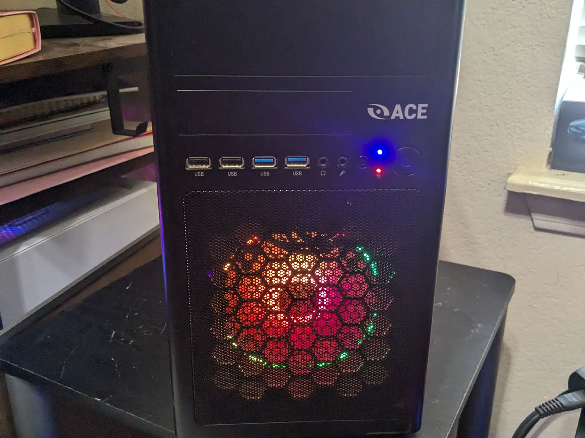 FREE SHIP|| i5-2400, 16GB RAM, GTX 760 2GB, 480GB SSD, WiFI, RGB, Win10