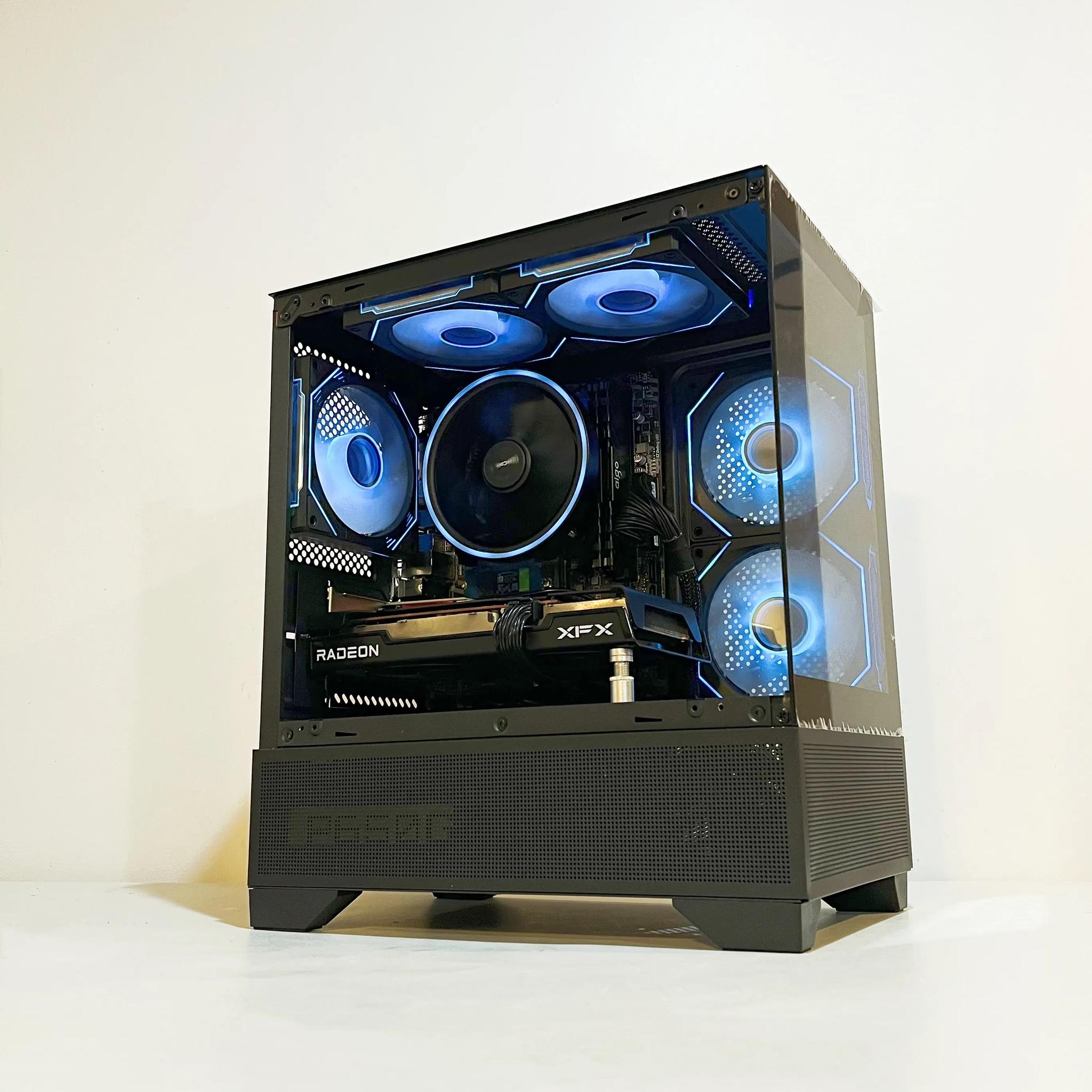 🔥Limited time🔥 RX 6600|R5-5600|1TB M.2|32GB RAM|ARGB Fans|-DepxTech Pre-Built PC