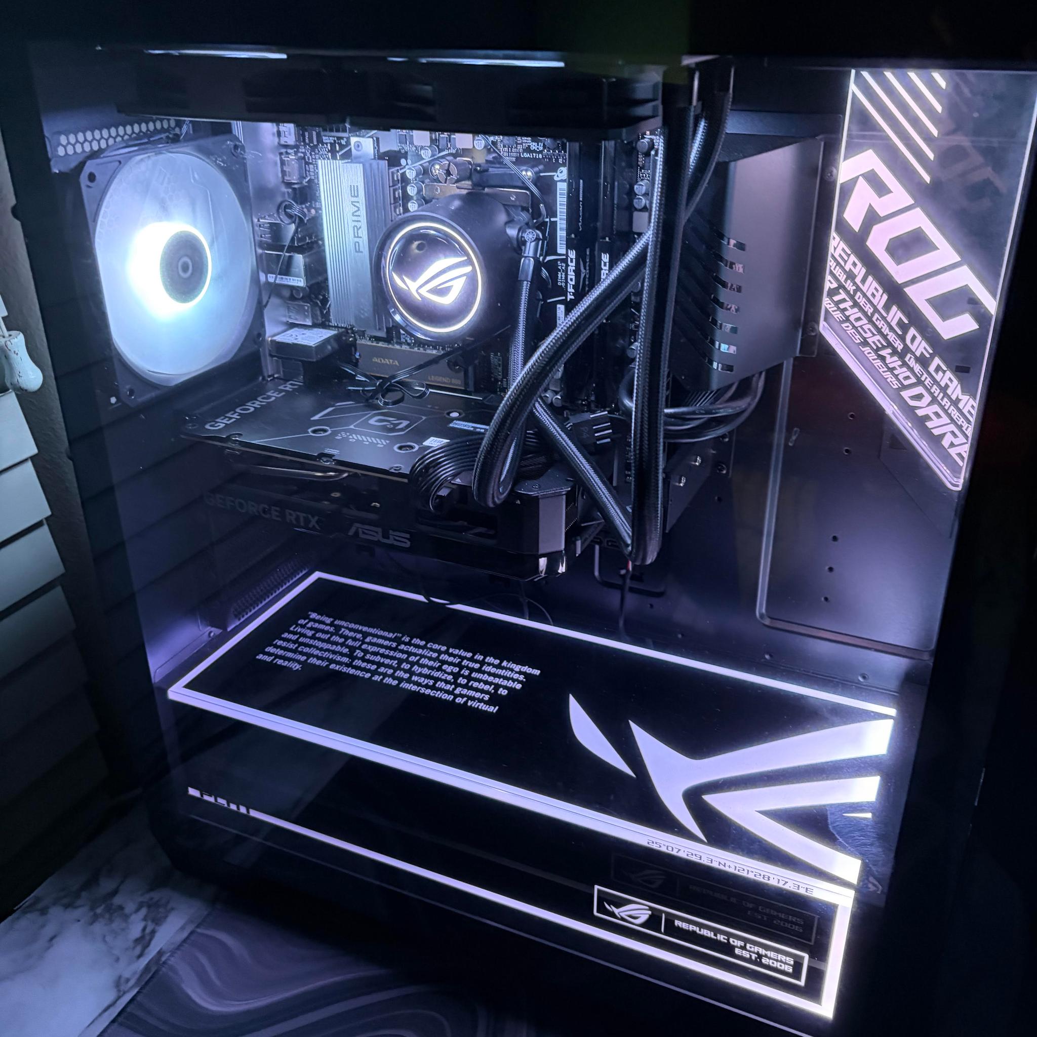 Custom Gaming PC Build 5060 ti 16 gb 32gb ddr5