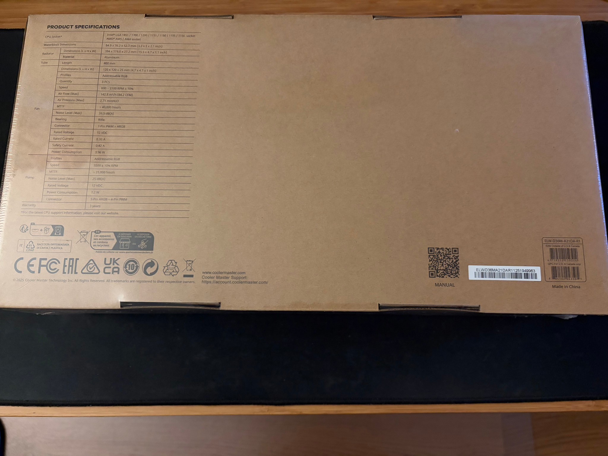 Cooler Master 360 Elite Liquid CPU Liquid Cooler