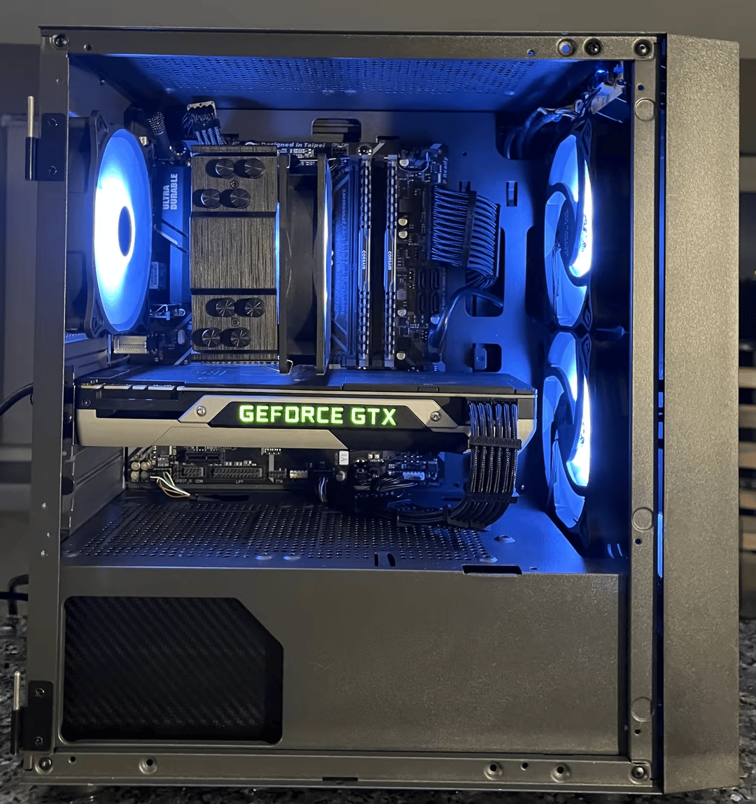 Carbon Compact// i5-9600k, GTX 970 4gb Budget Gaming PC