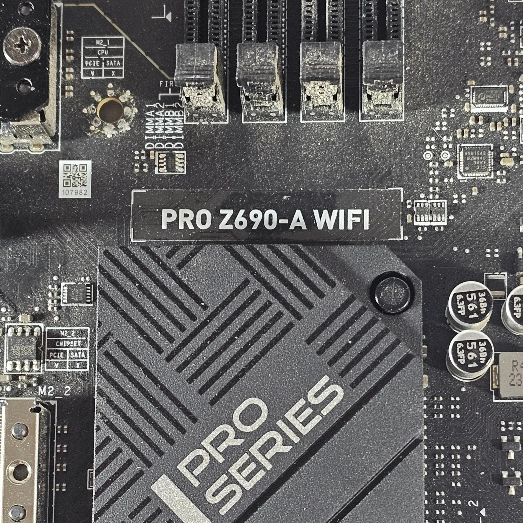 MSI PRO Z690-A WIFI LGA1700 DDR5 ATX Motherboard