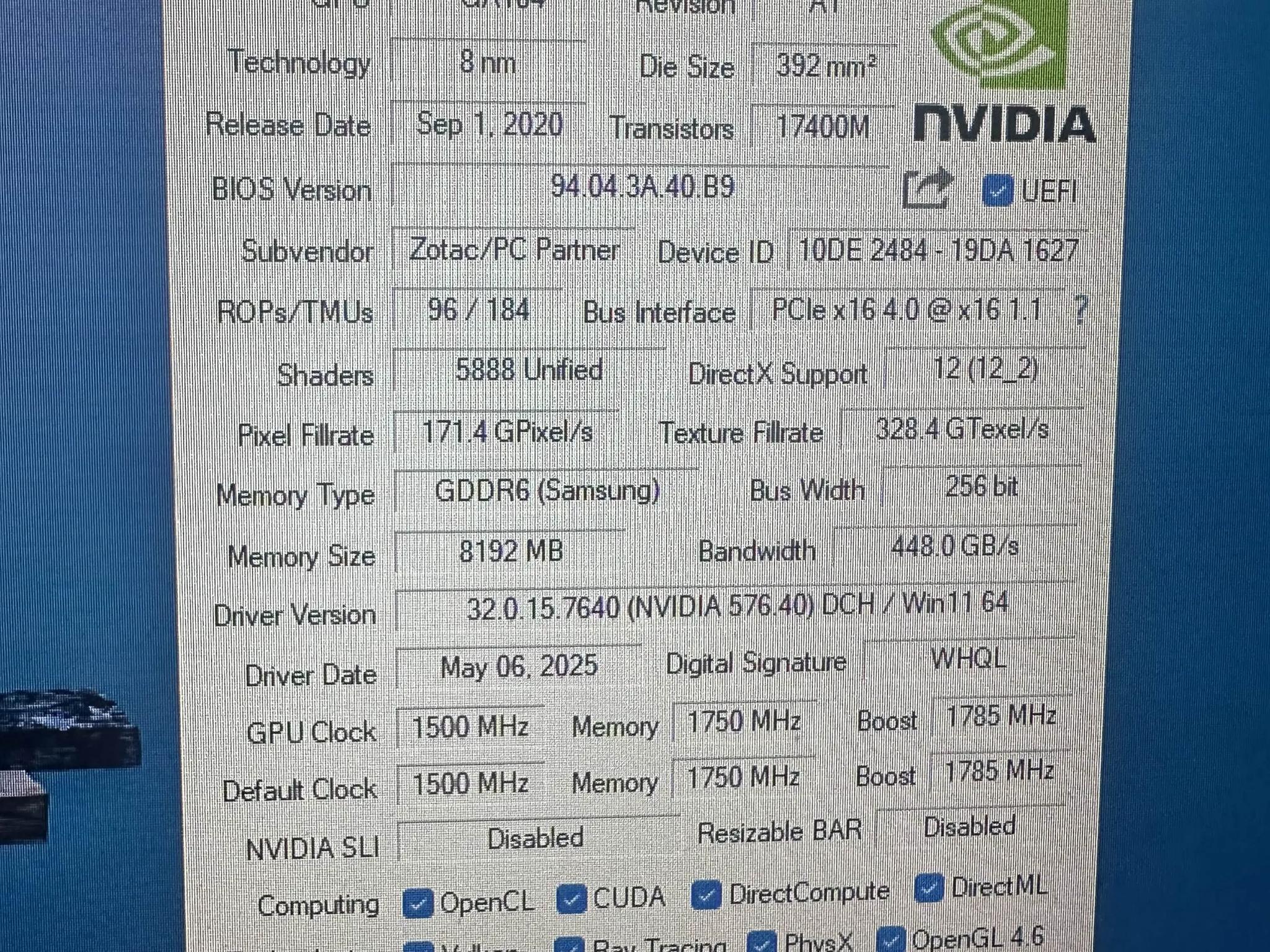 ZOTAC RTX 3070