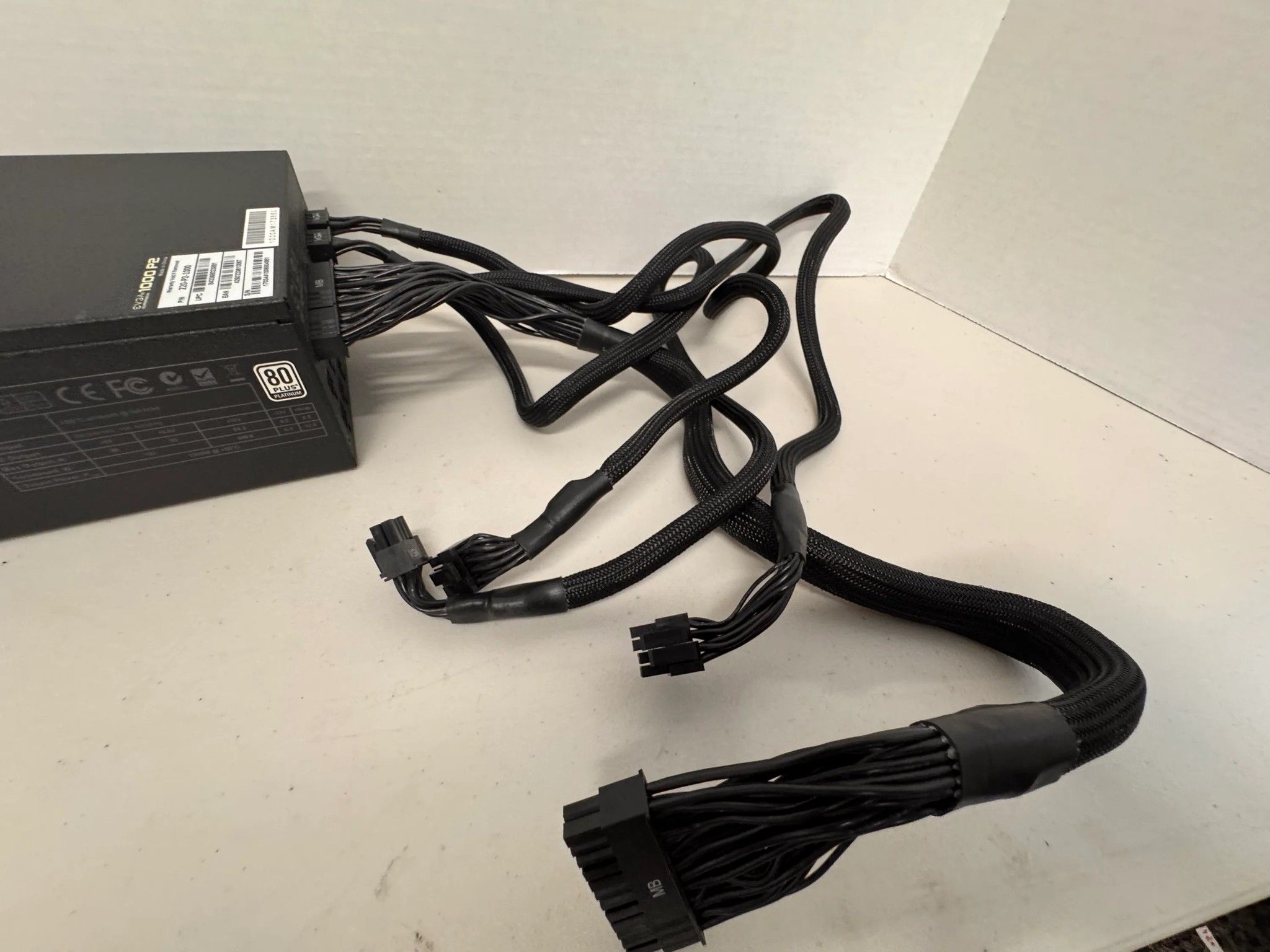 🔌 EVGA 1000W 80+ Platinum PSU Excellent Condition w/ All Cables Included