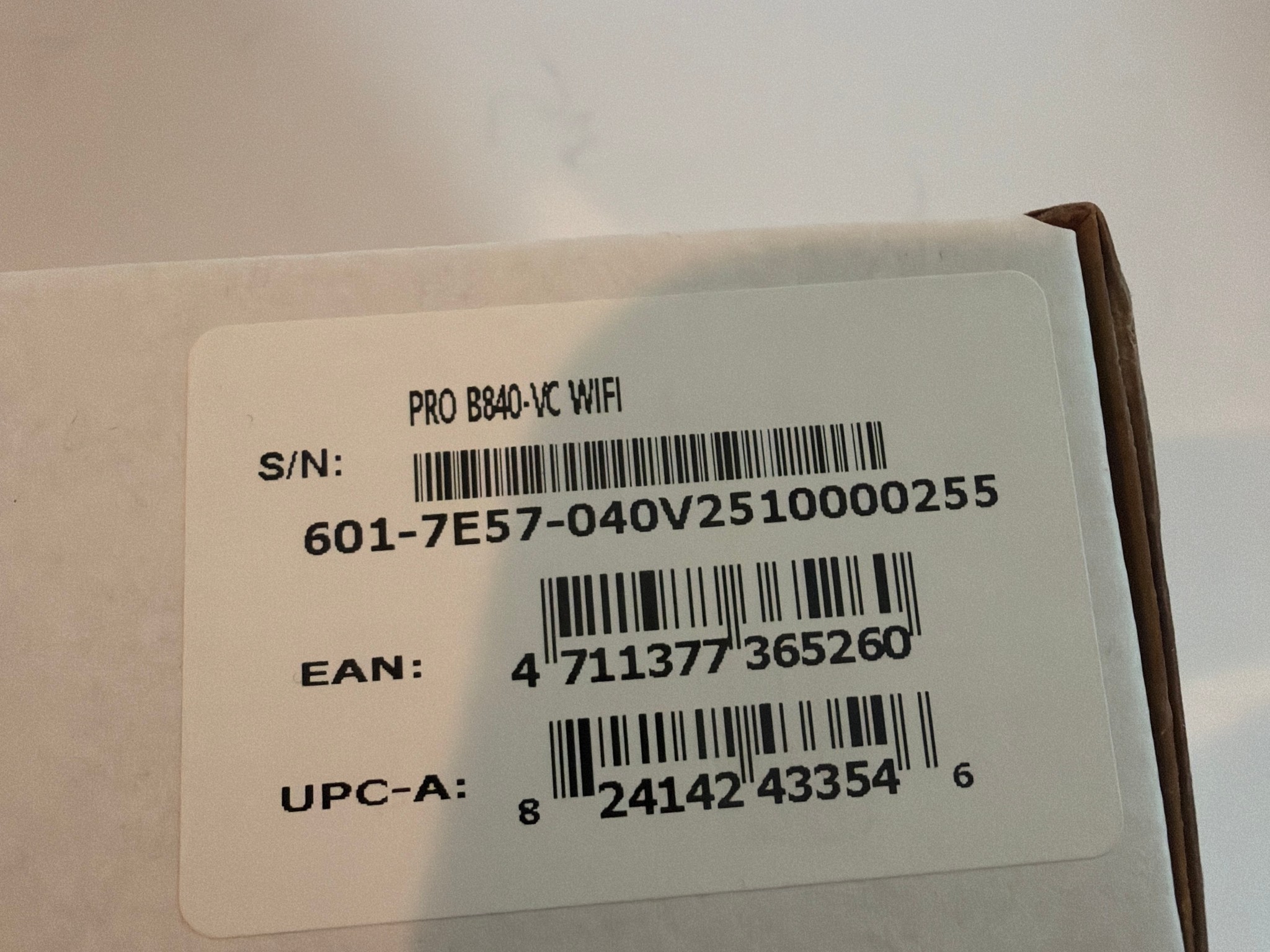 MSI B840-VC WiFi