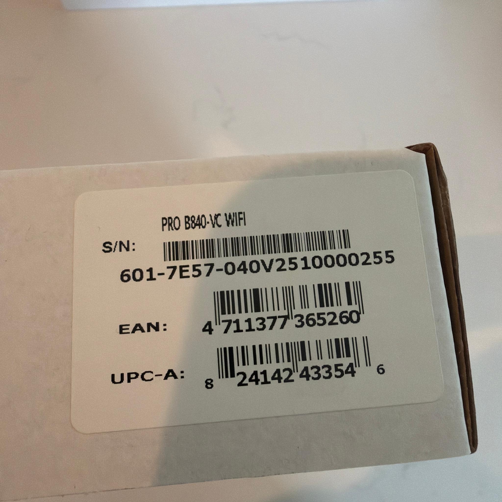 MSI B840-VC WiFi