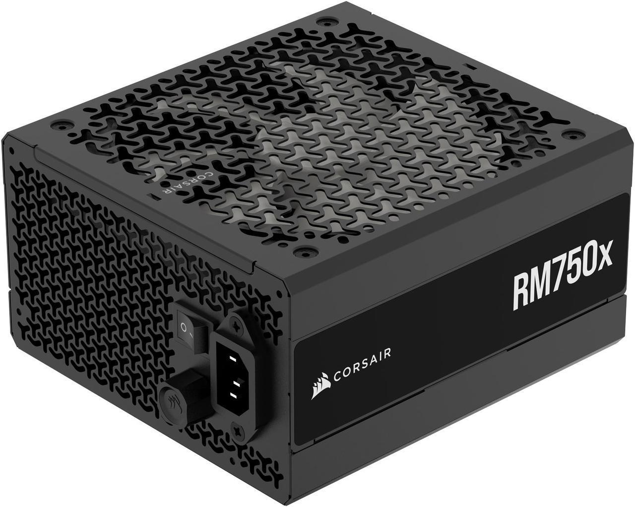 CORSAIR RMx Series RM750x ATX Power Supply - Fully Modular - ATX 3.1 - PCIe 5.1 - Cybenetics Gold