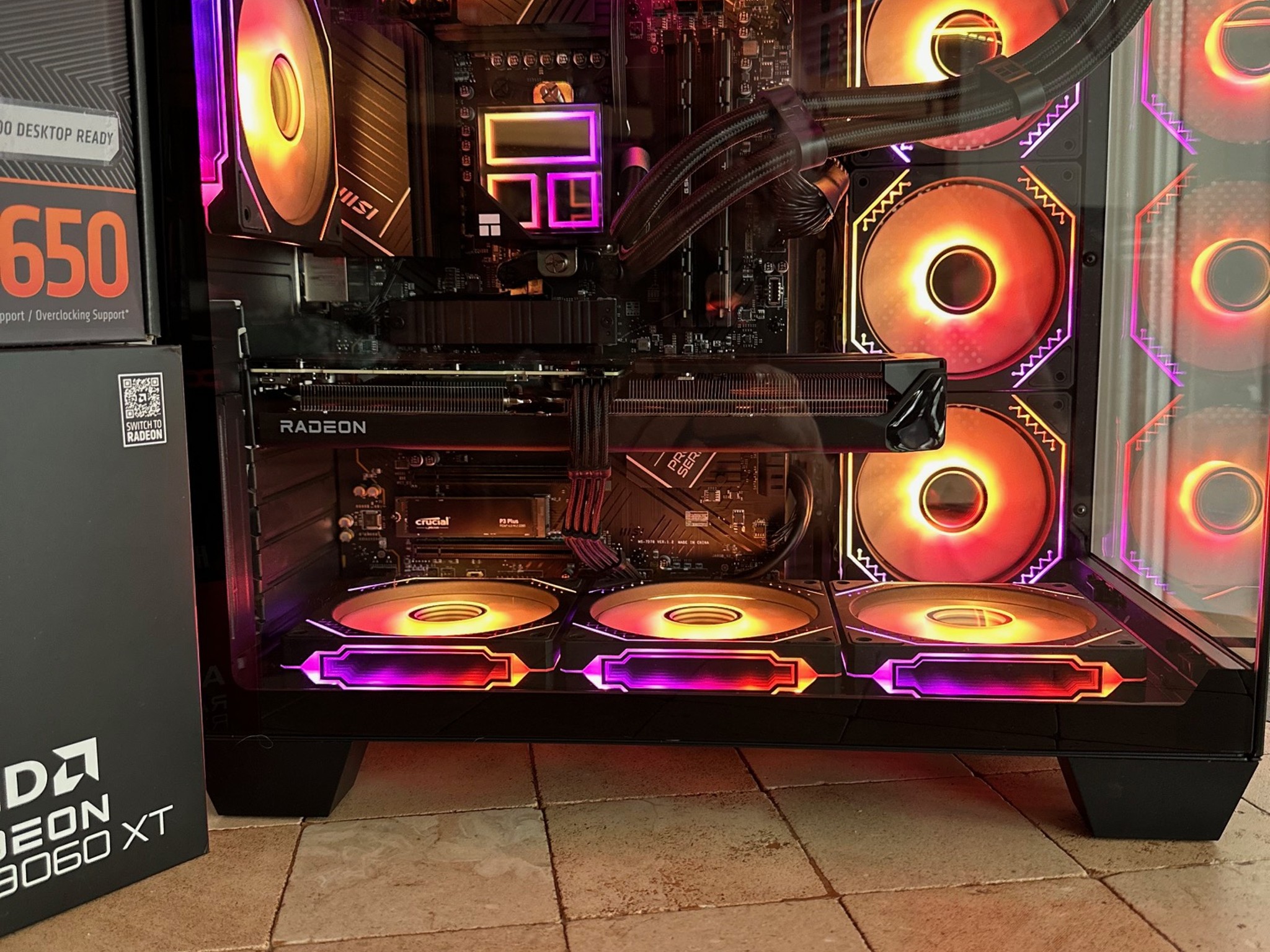 Ryzen 5 7600X / RX 9060XT 16GB, 500GB & 1TB M.2 SSD, Mid-Tower Gaming PC