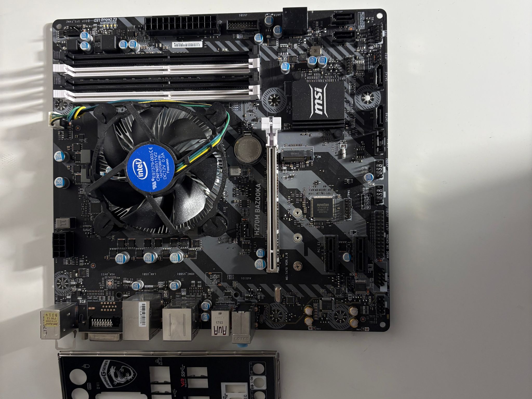 Budget PC Combo - Intel Core i5 7500, MSI H270M Bazooka Motherboard, Intel Boxed Cooler