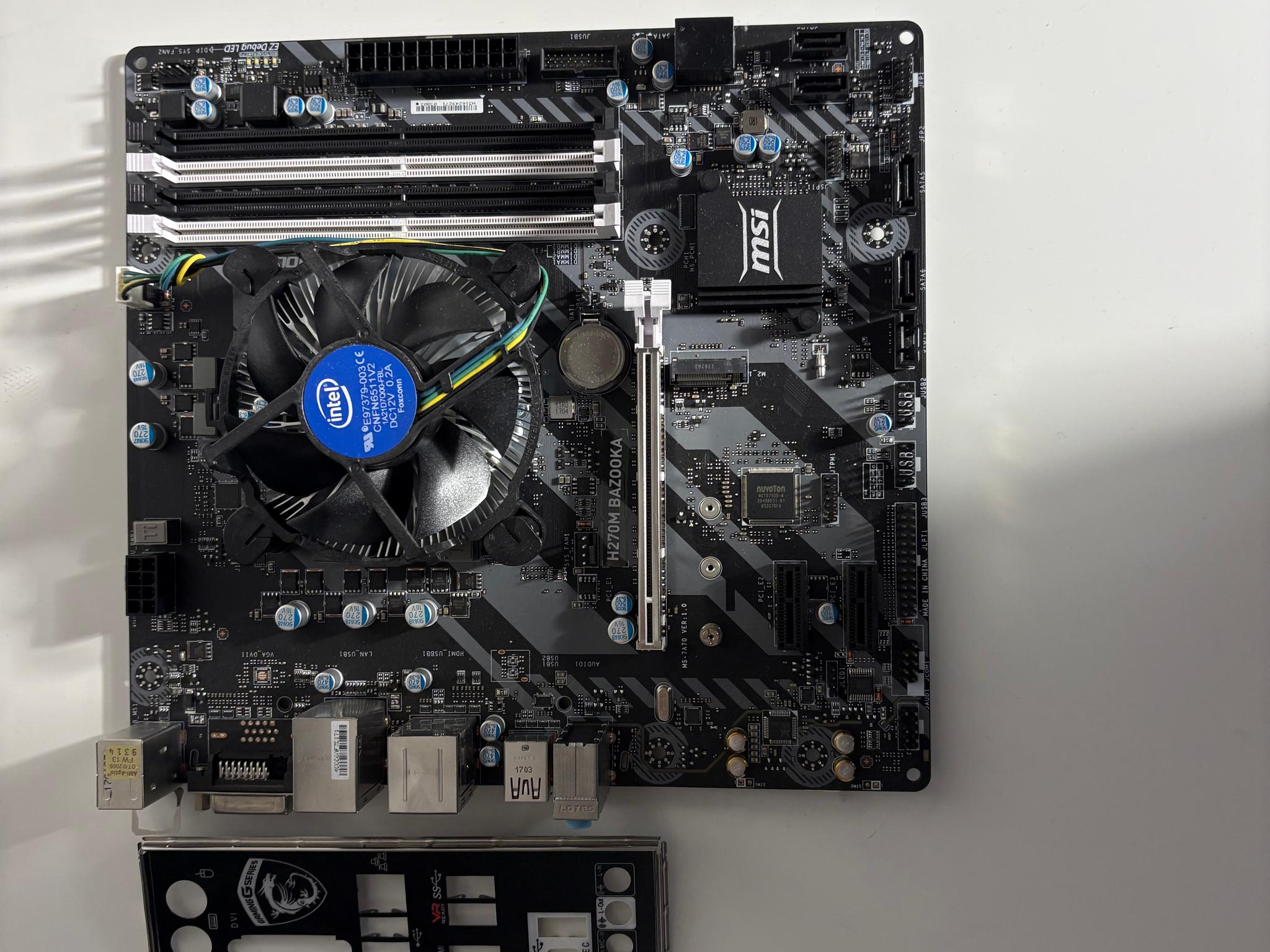 Budget PC Combo - Intel Core i5 7500, MSI H270M Bazooka Motherboard, Intel Boxed Cooler