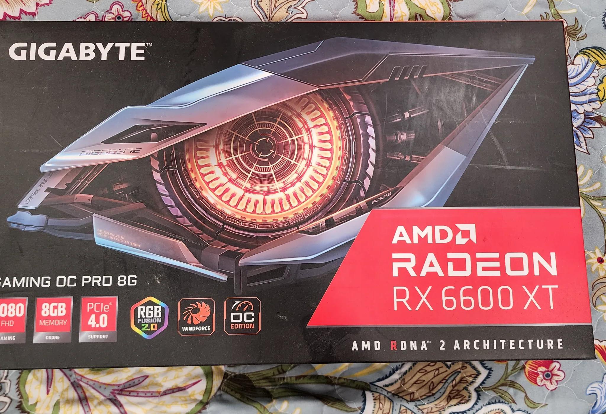 Gigabyte Radeon RX 6600 XT Gaming OC 8G Graphics Card