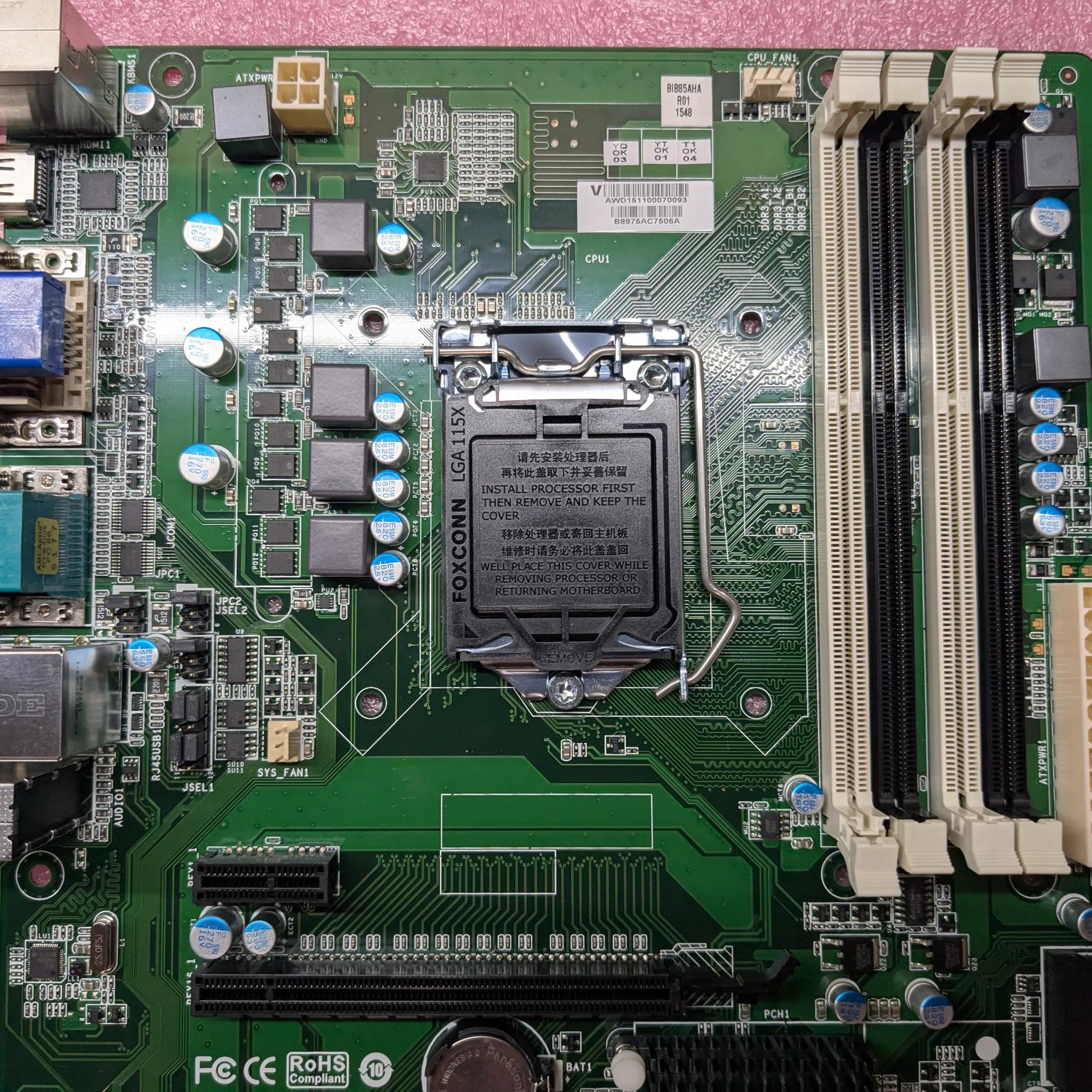 NEW OLD STOCK | Biostar LGA 1150 Motherboard | BIB85AHA Industrial motherboard
