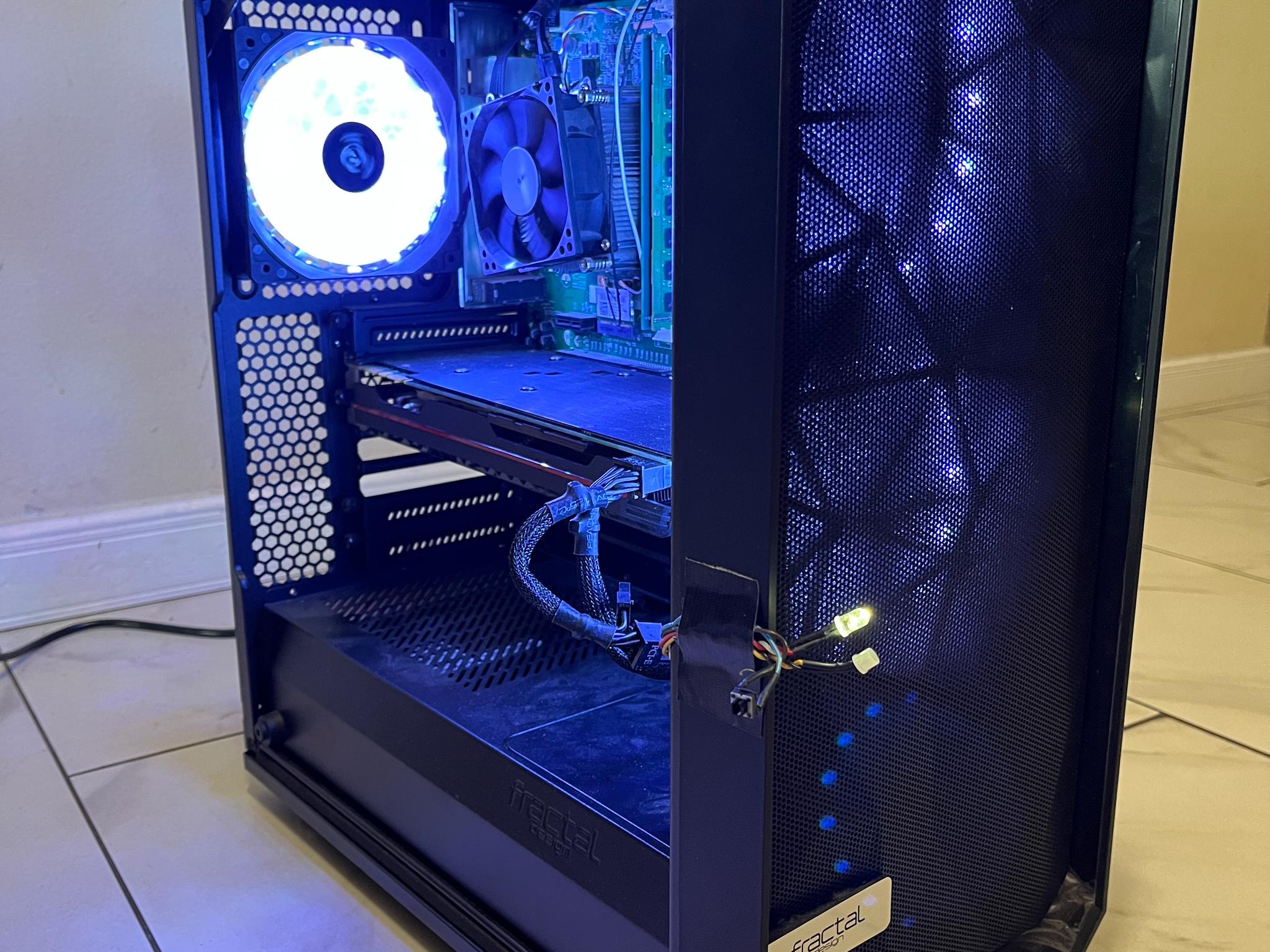 🔥🖥️GTX 1080, Intel i5-4440,500 GB SSD,12 GB RAM, High Performance RGB Gaming PC w/ Remote & Wi-Fi 🖥️