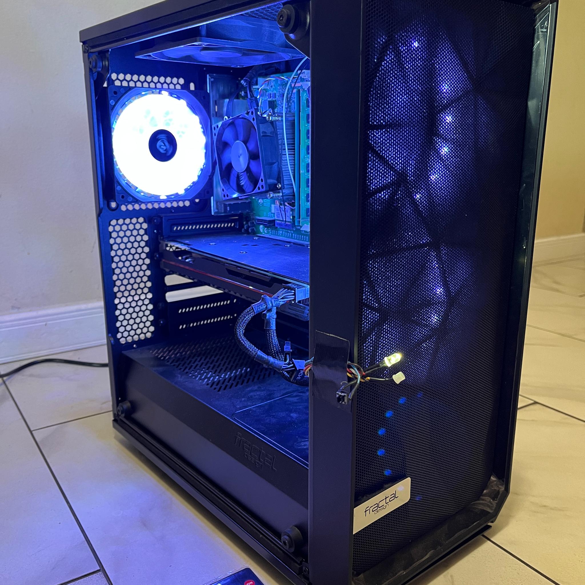 🔥🖥️GTX 1080, Intel i5-4440,500 GB SSD,12 GB RAM, High Performance RGB Gaming PC w/ Remote & Wi-Fi 🖥️
