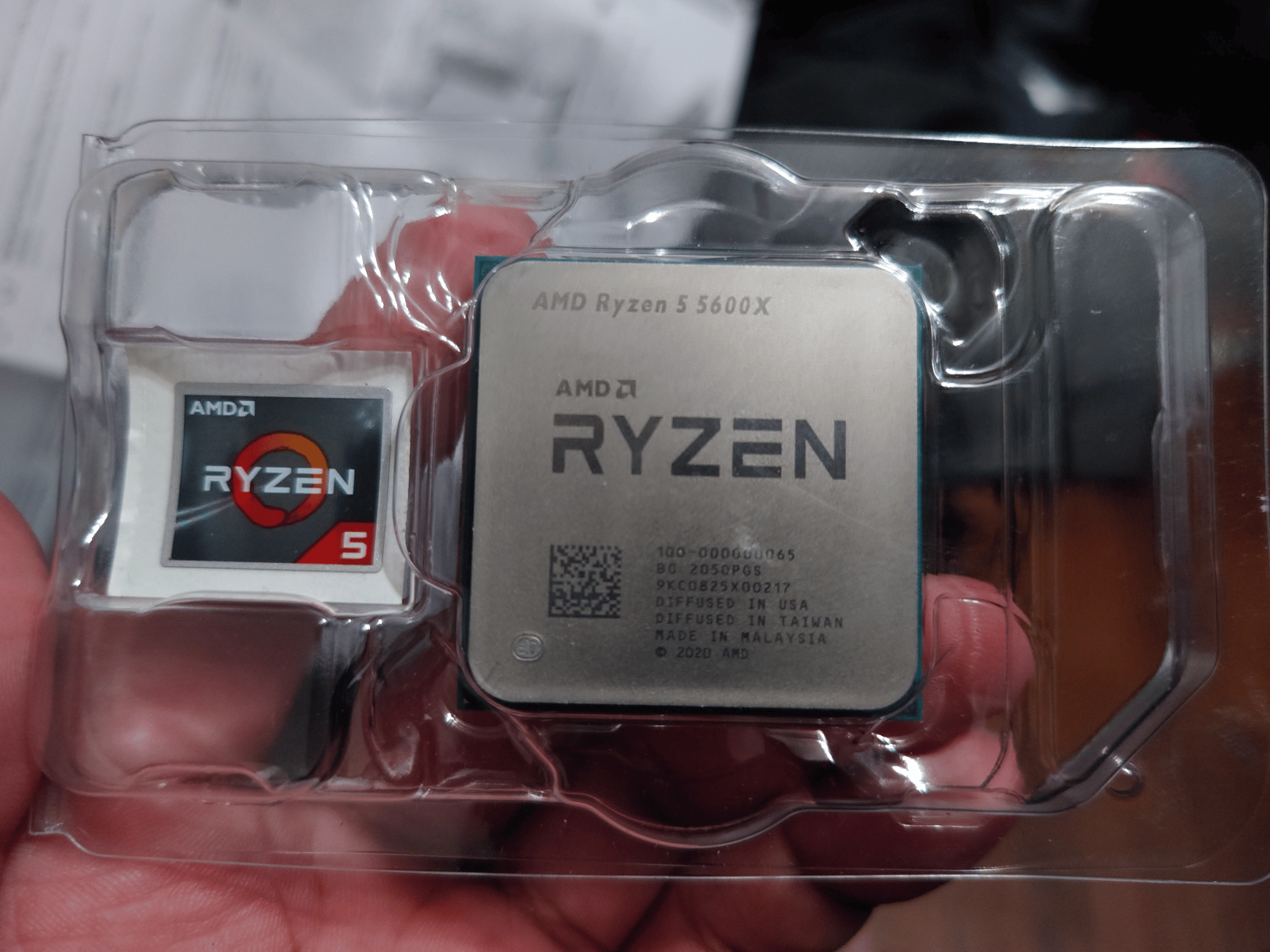 Used AMD Ryzen 5 5600x 6-core cpu
