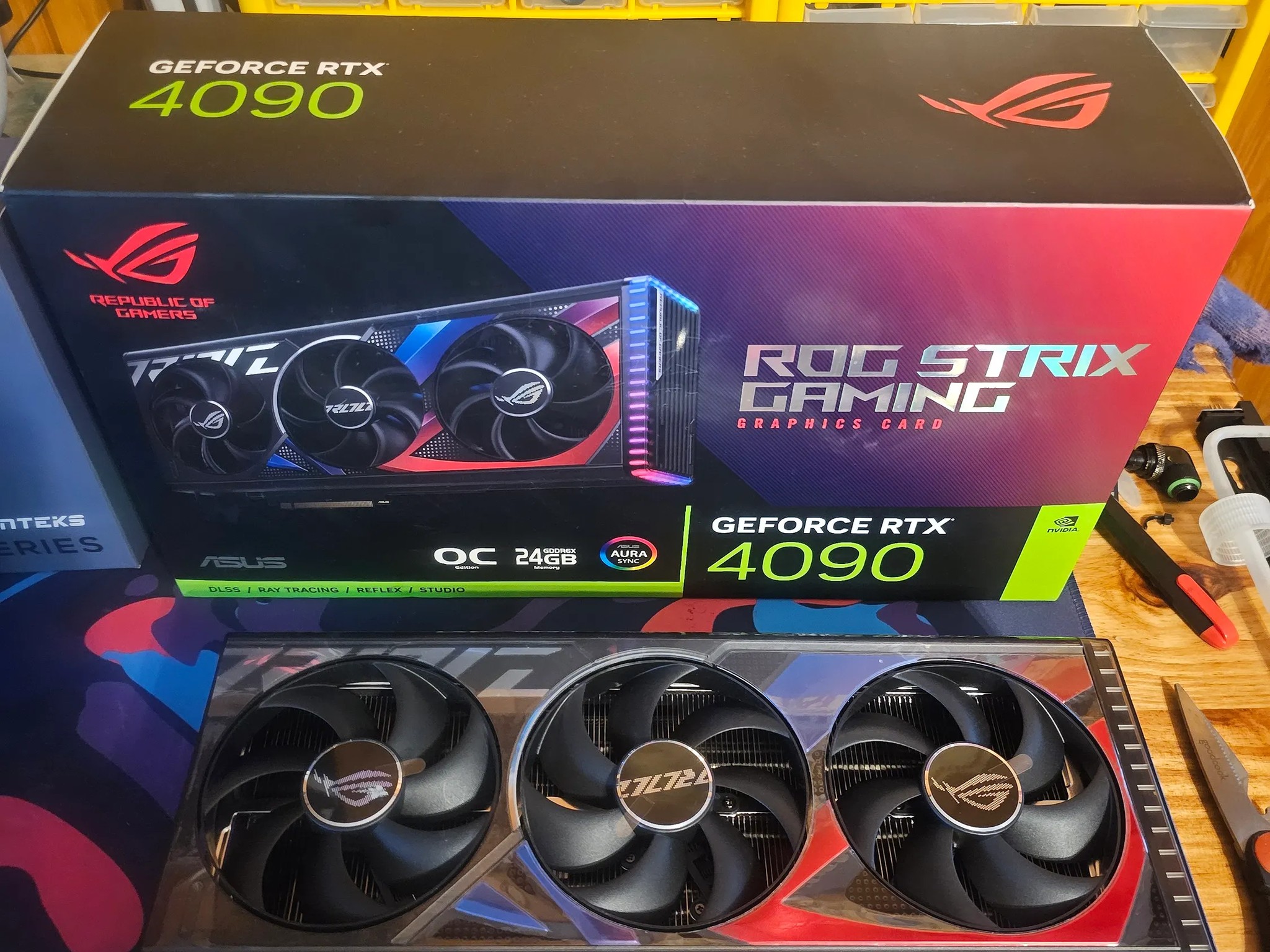 Asus RTX 4090 Strix OC With Waterblock