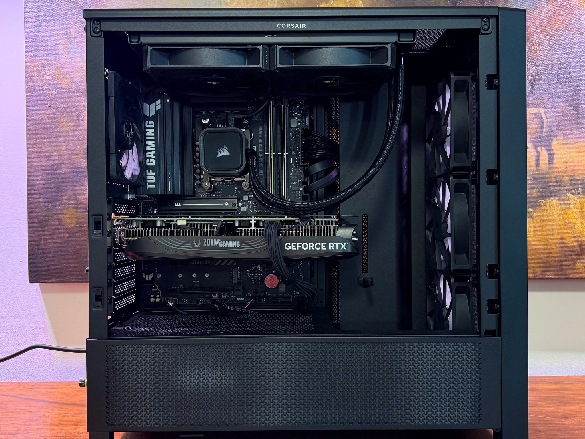 RTX 4070 Ti SUPER | Ryzen 7 7700X | 32GB DDR5-6000 | 2TB NVMe | Corsair H115i AIO | 850W Gold PSU
