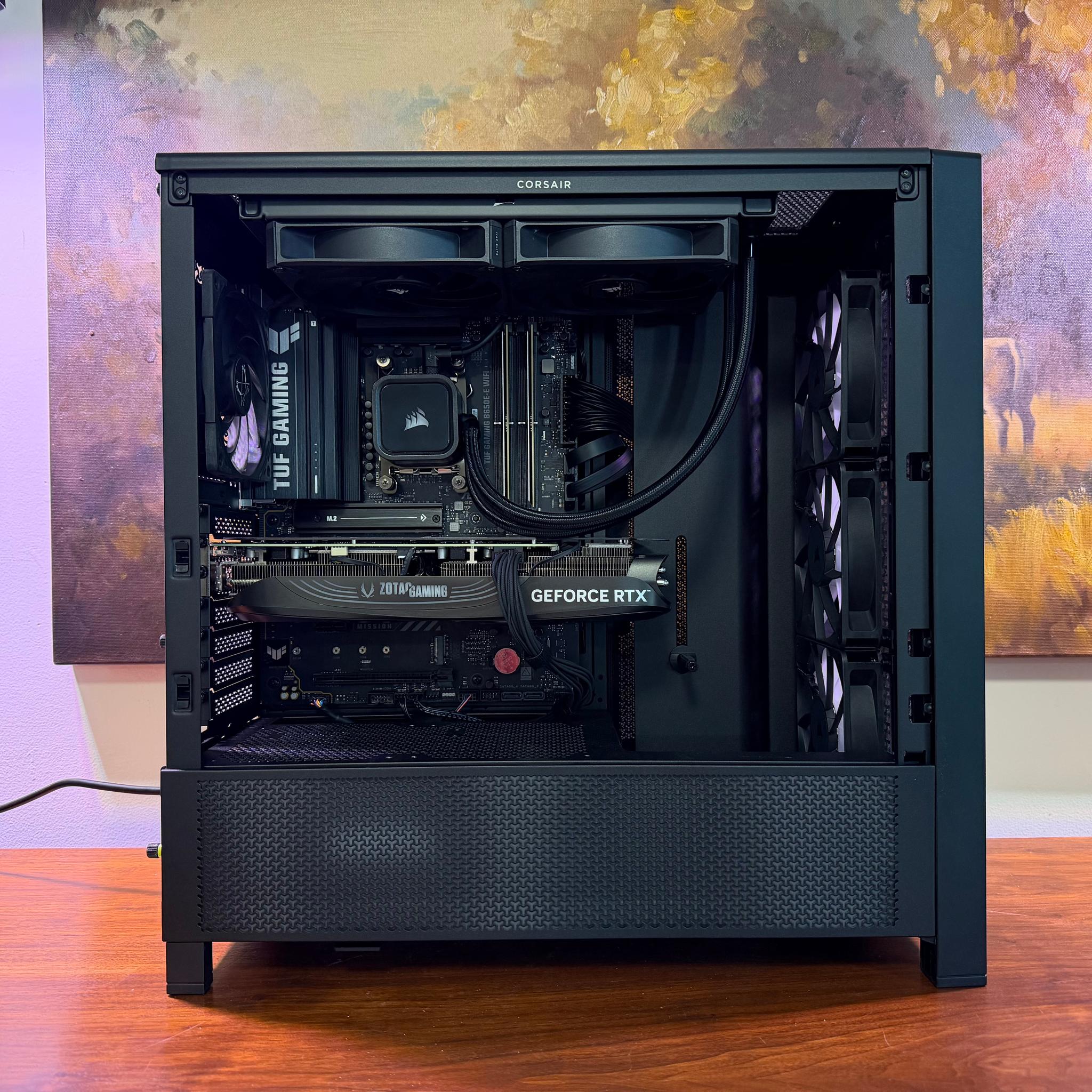 RTX 4070 Ti SUPER | Ryzen 7 7700X | 32GB DDR5-6000 | 2TB NVMe | Corsair H115i AIO | 850W Gold PSU