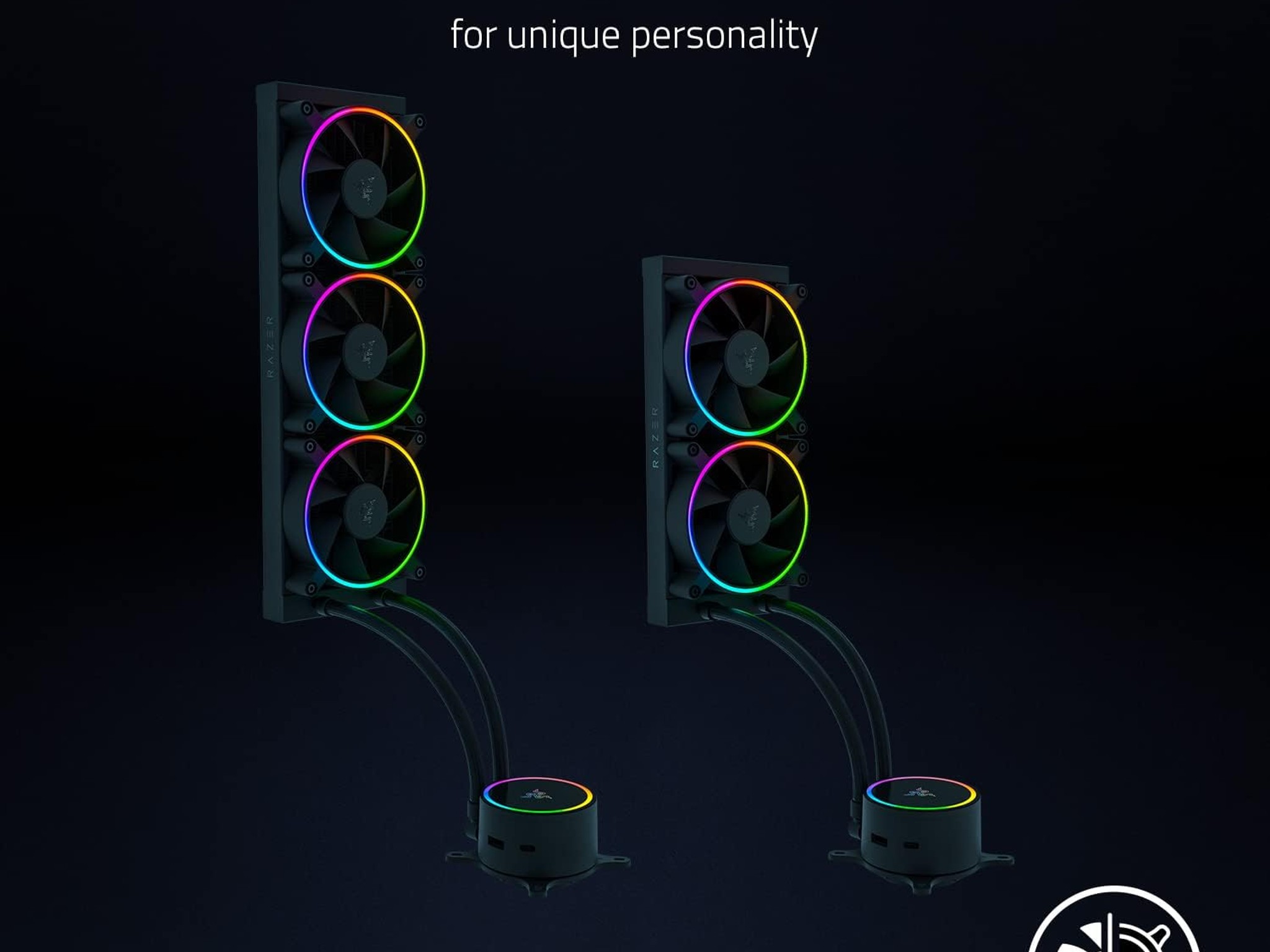 Razer Hanbo Chroma RGB AIO-  Intel LGA 115X Series, 2011, 1200, 1700, AM5 Compatible - 360MM