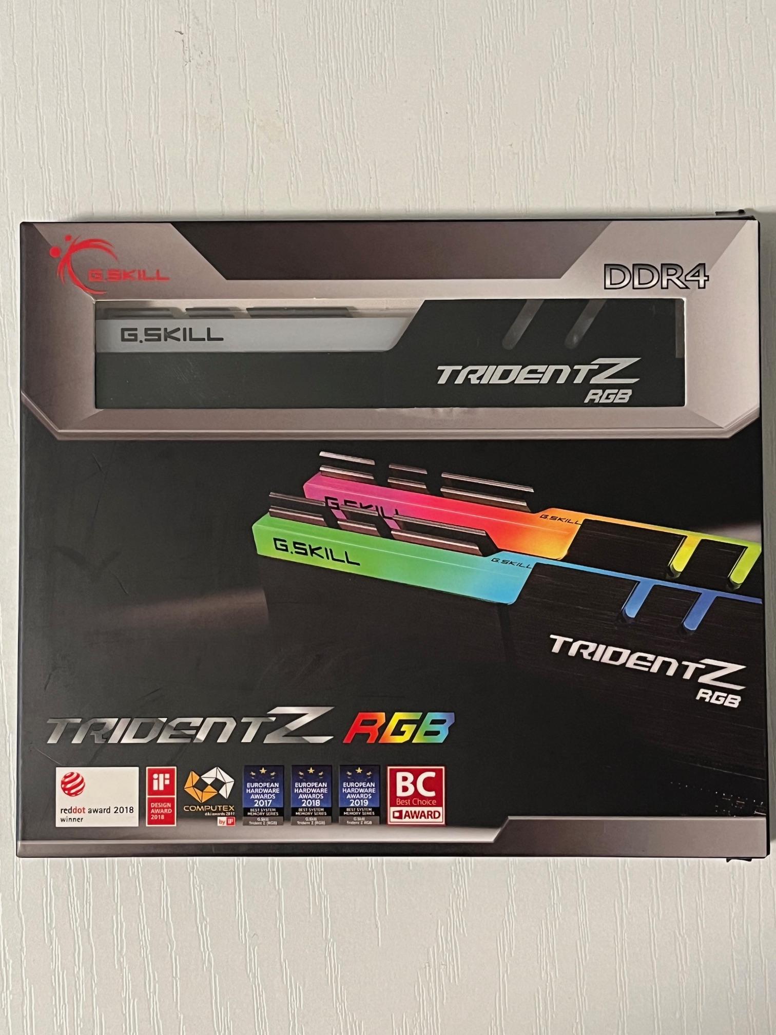 G.SKILL Trident Z RGB Series (XMP) DDR4 RAM 16GB (2x8GB)