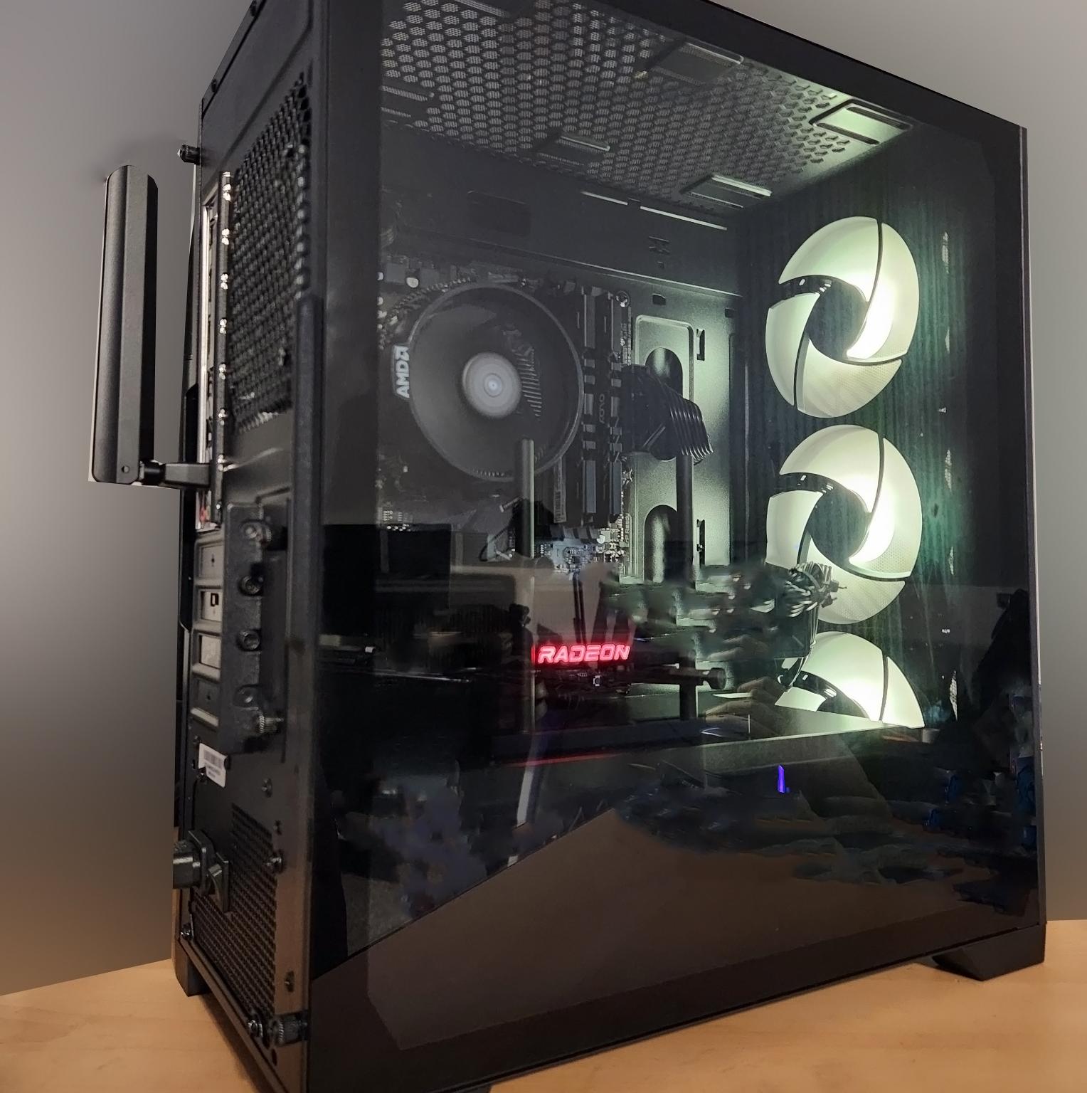 Productivity & Gaming PC - Ryzen 5 5500, 16GB RAM, Rx 6750 XT 12GB - Windows 11 Professional