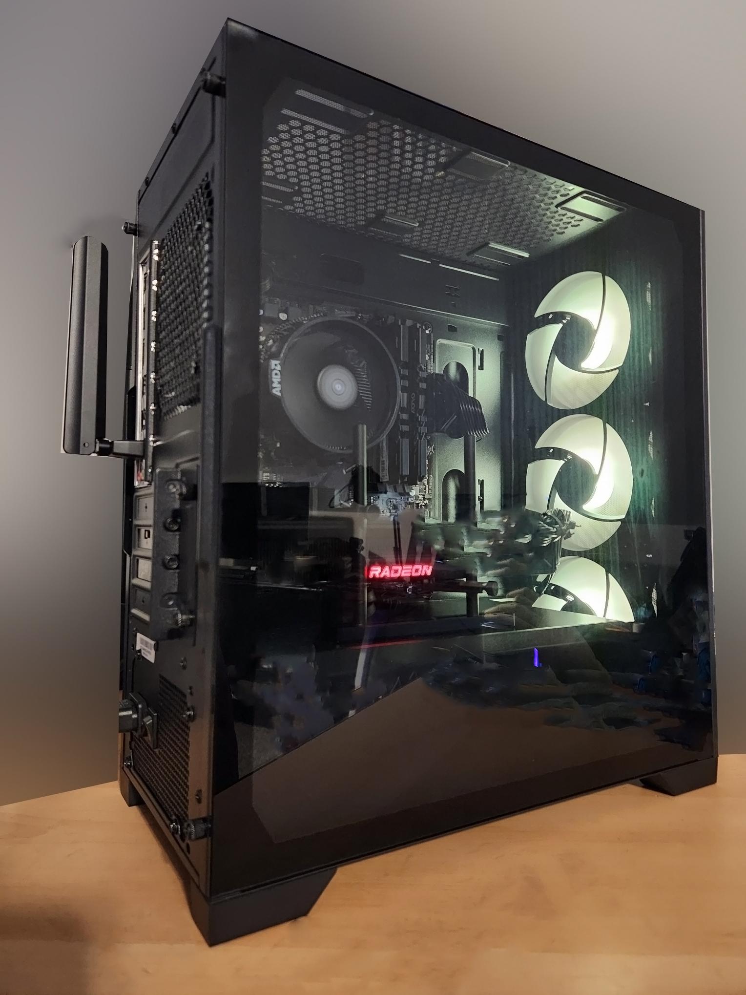 Productivity & Gaming PC - Ryzen 5 5500, 16GB RAM, Rx 6750 XT 12GB - Windows 11 Professional