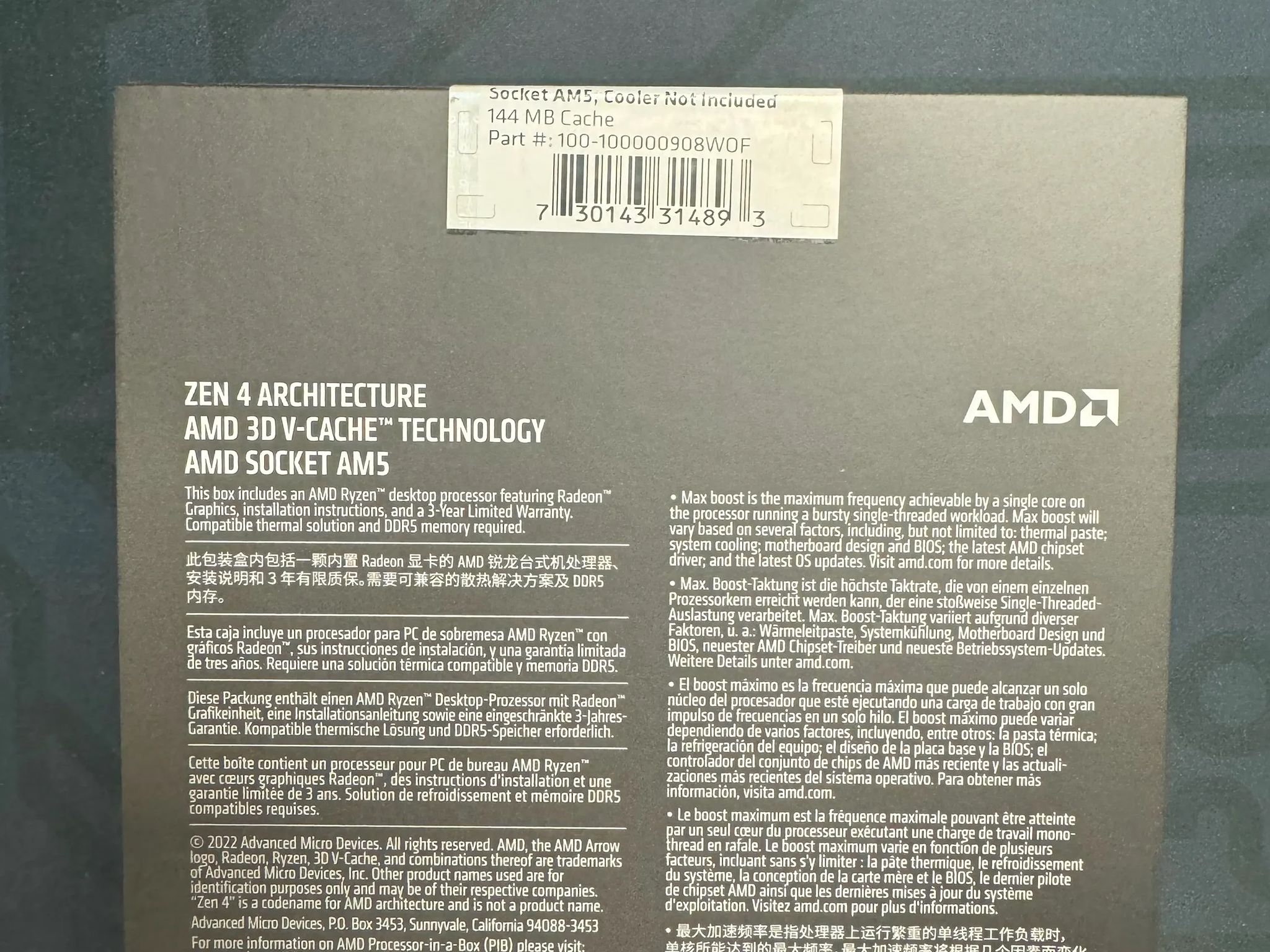 AMD Ryzen 9 7950X3D *New in Box*