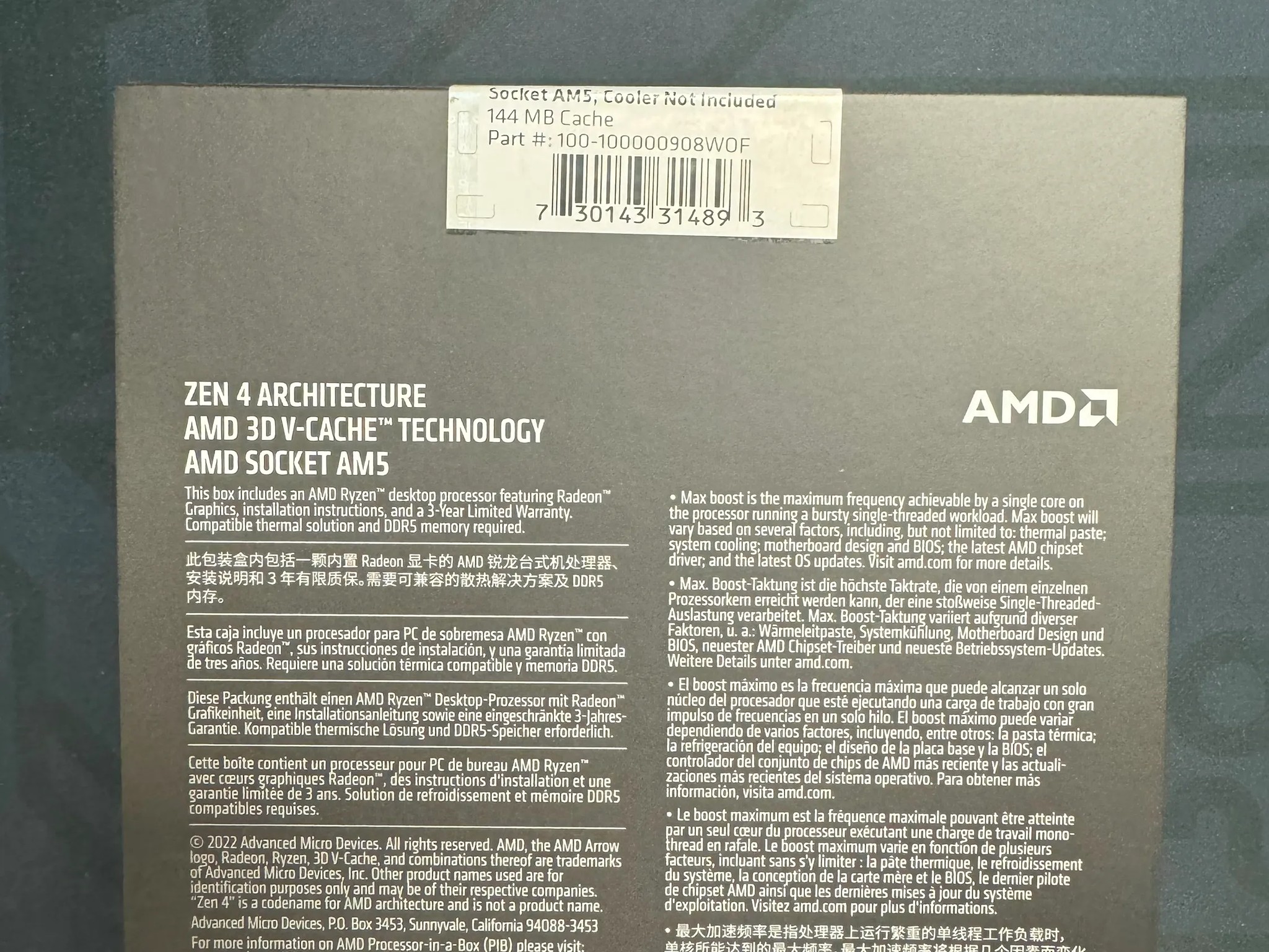 AMD Ryzen 9 7950X3D *New in Box*