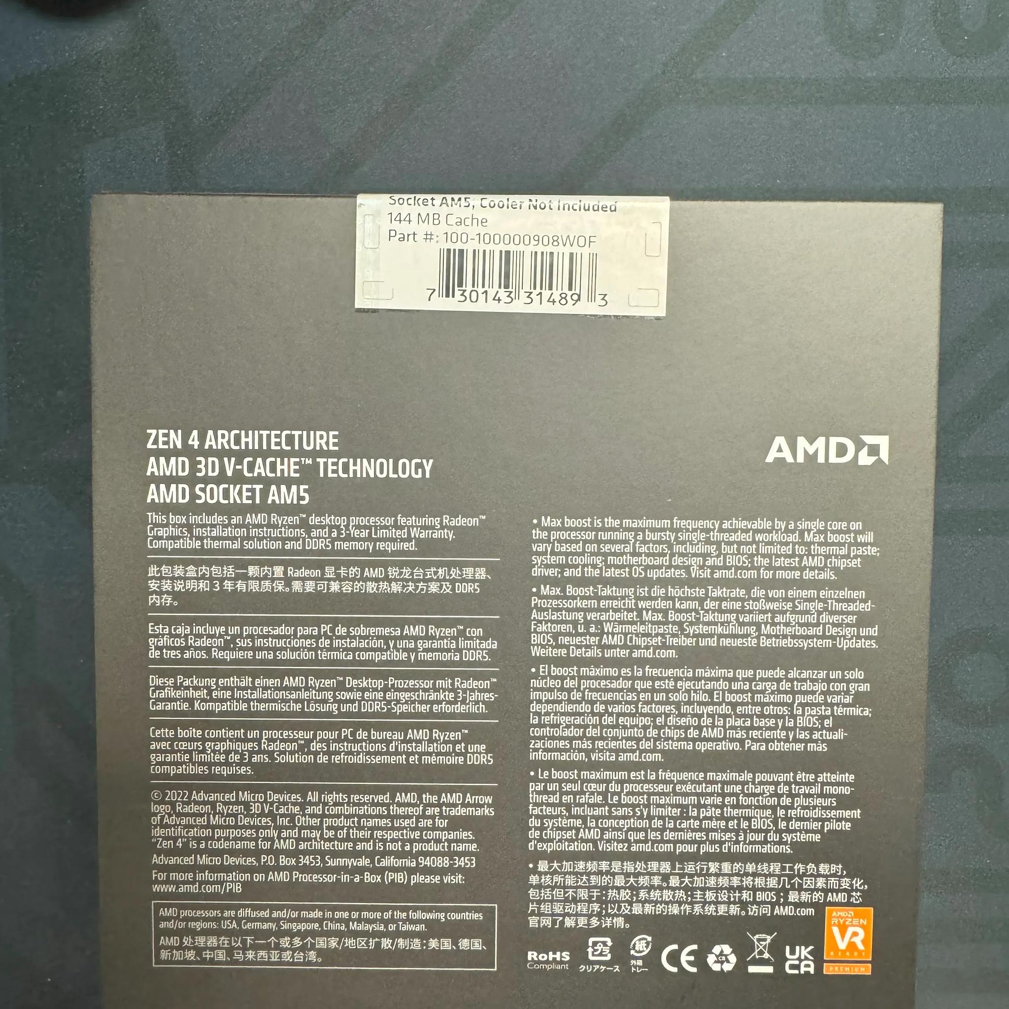 AMD Ryzen 9 7950X3D *New in Box*