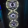 Corsair Crystal 570X Tempered Glass Case W/ Power Supply Case Fans (6) & More