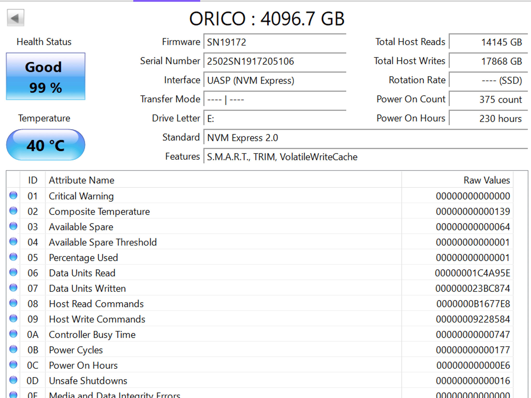 Orico O7000 4TB M.2 PCIe 4.0 NVMe SSD