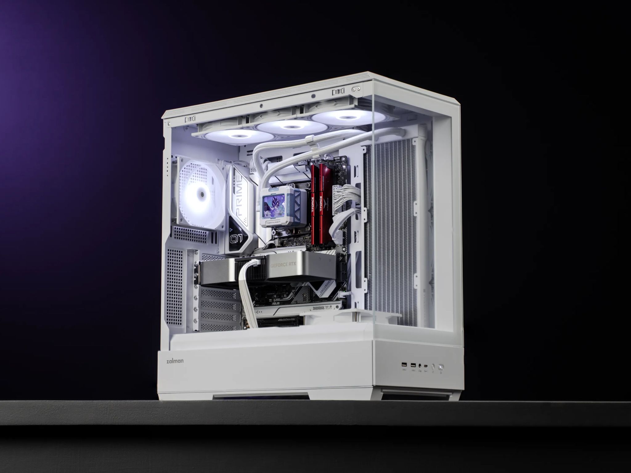 “ProForm 01” RTX 4070 FE i7 14700F 2TB 32GB Windows 11 Liquid Cooled Workstation Gaming PC