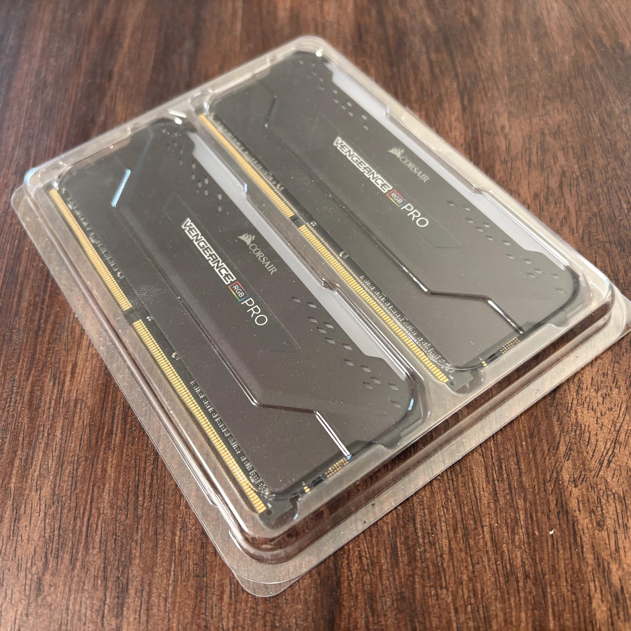 Corsair Vengance PRO RGB DDR4 2x8 (16GB) RAM Sticks 3200 MHz
