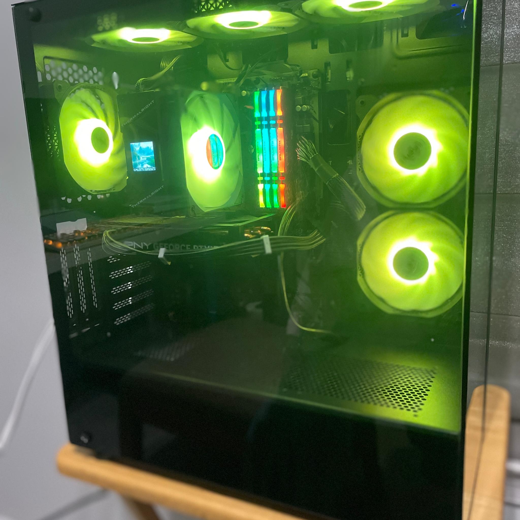 ♠️🖤♣️Blackout Phantom RTX 5060 Gaming PC♣️🖤♠️