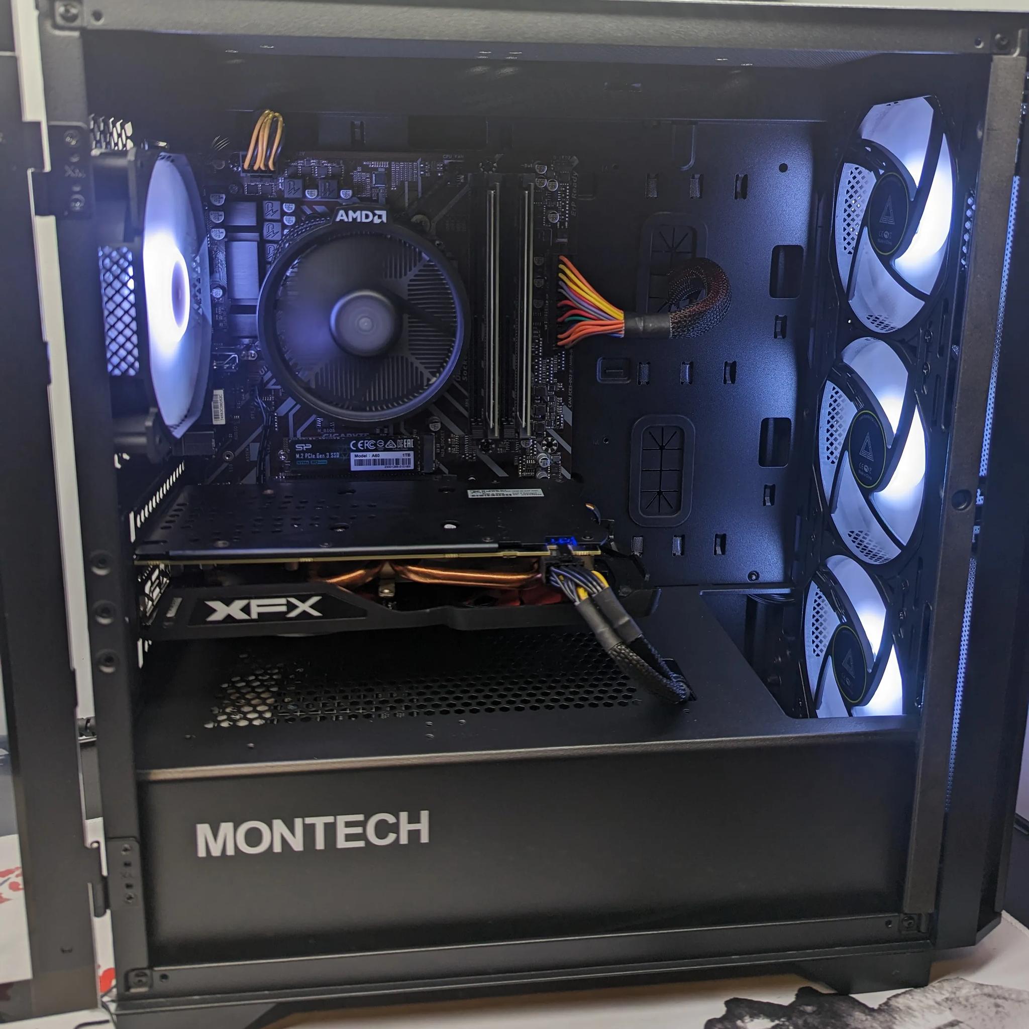 Gaming Rig/Streaming Rig Ryzen 5 3600/ 16GB DDR4 / 1TB SSD / RX570 8GB