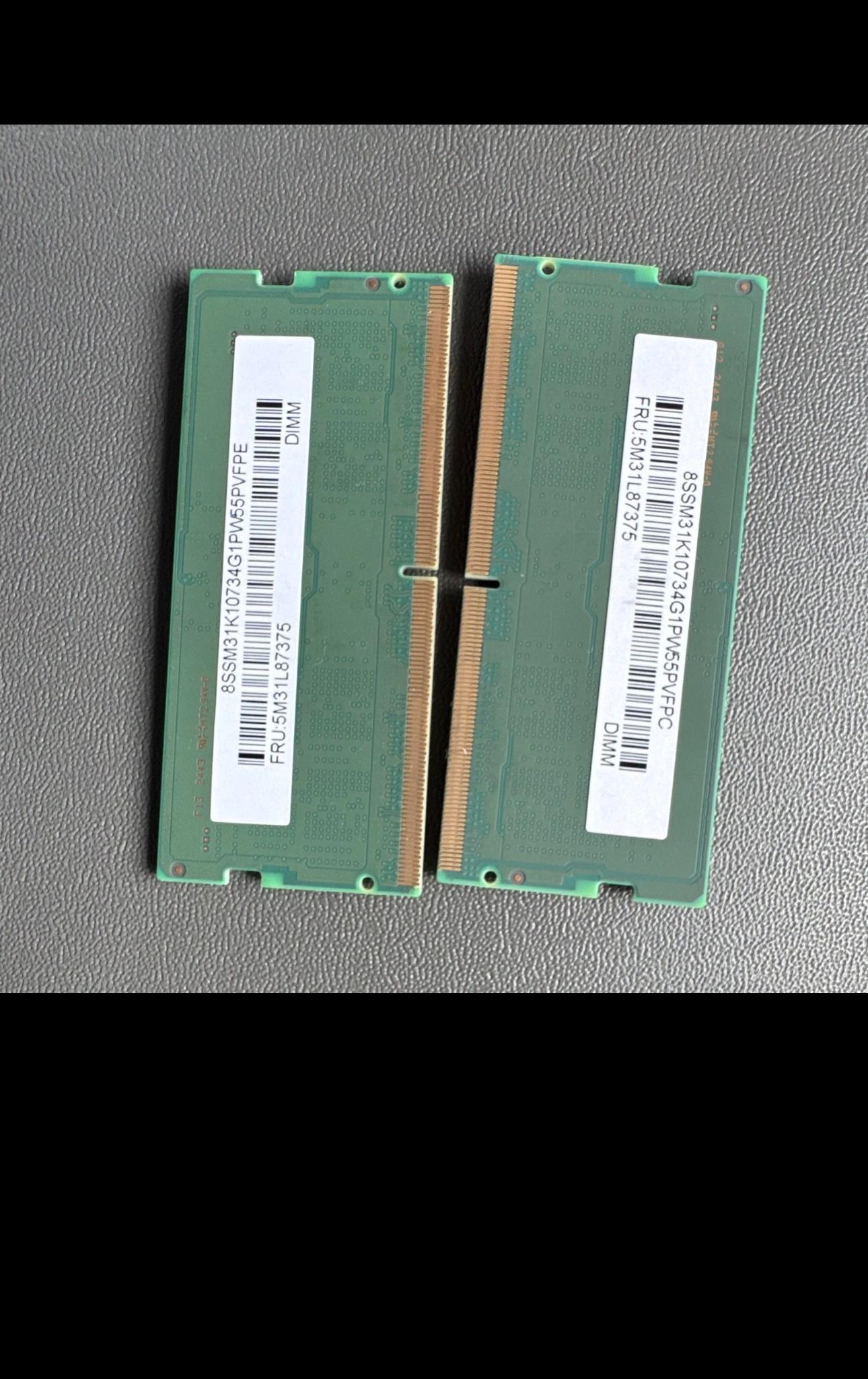 Samsung 16GB (2x8GB) DDR5 5600MHz SODIMM Laptop RAM